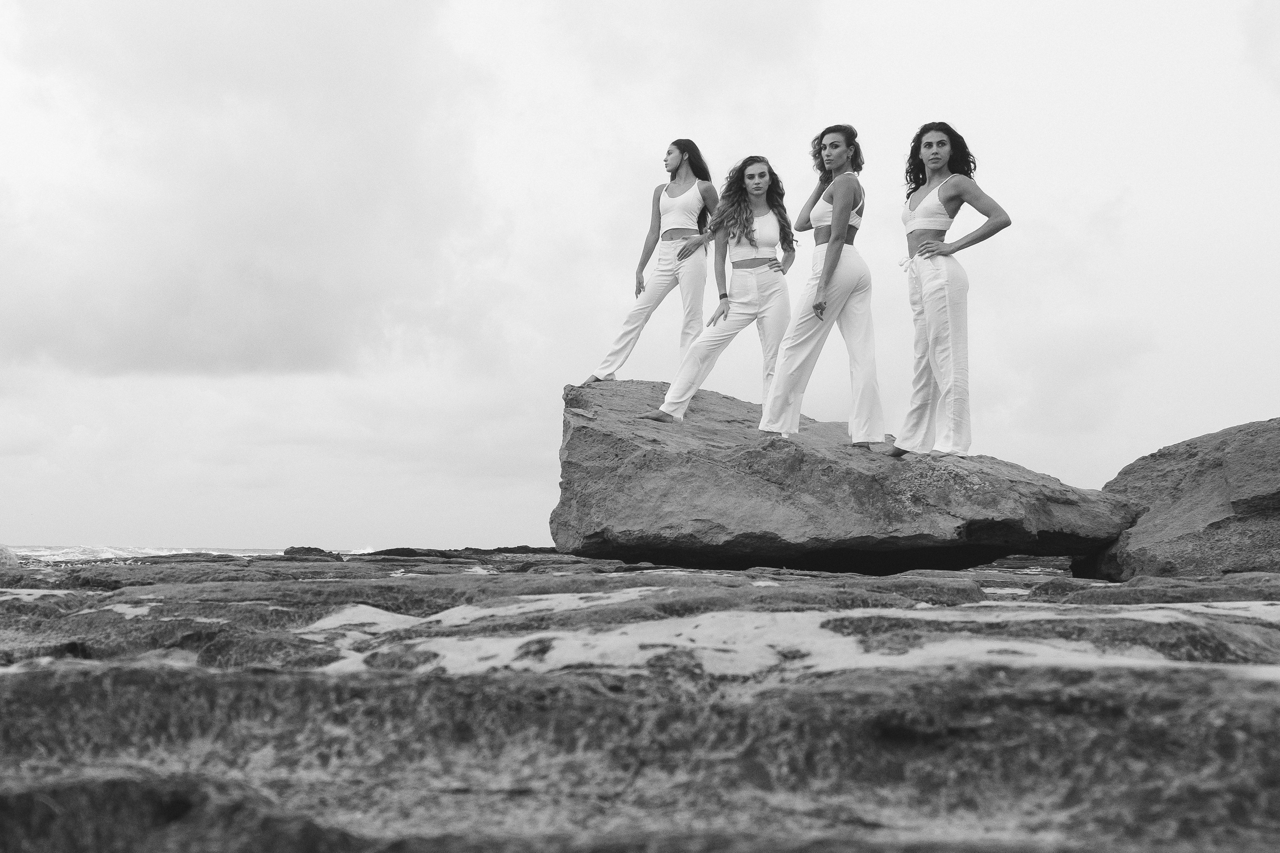 Sisters on the beach