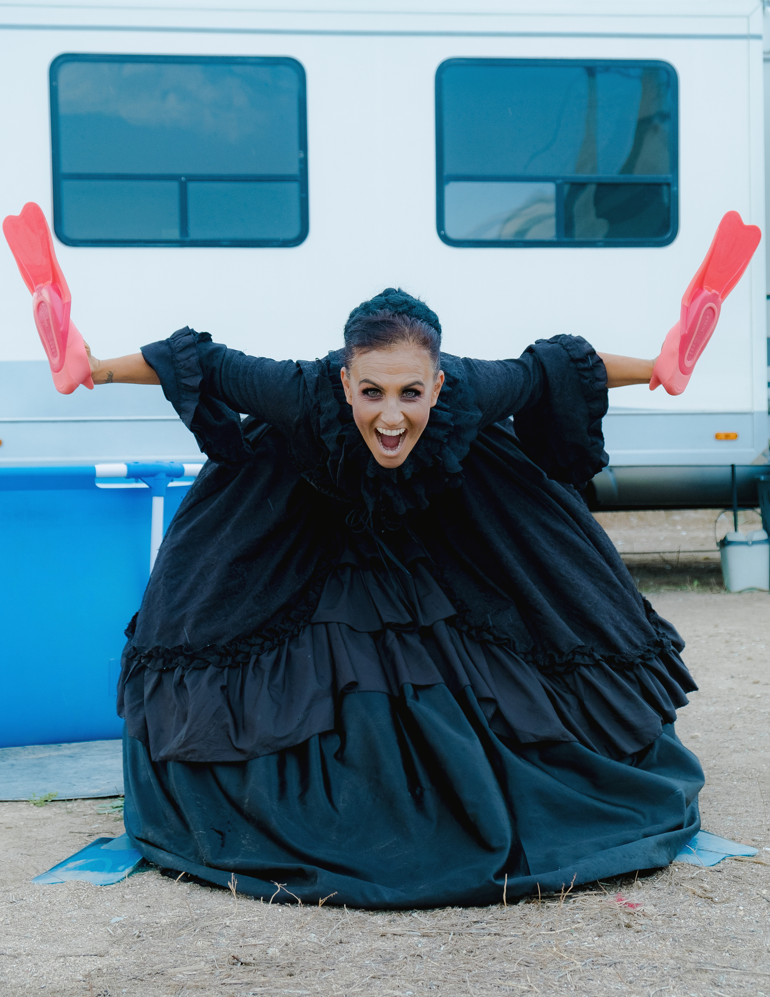 Witch on vacation. El Circo Encantado