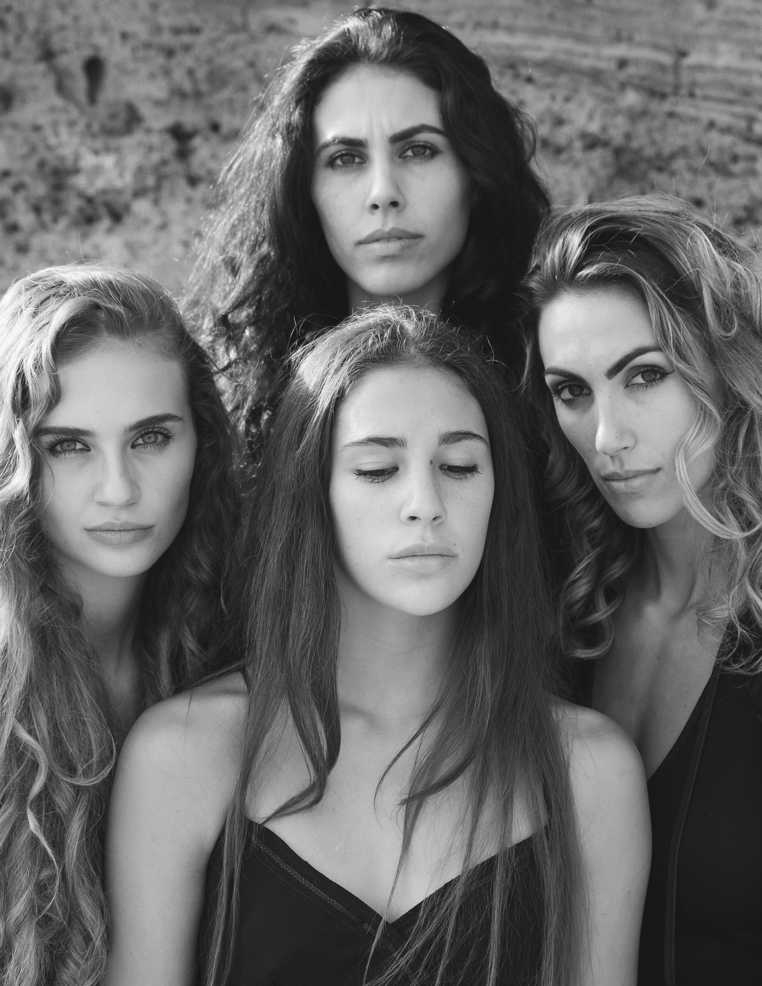 Sisters on the beach