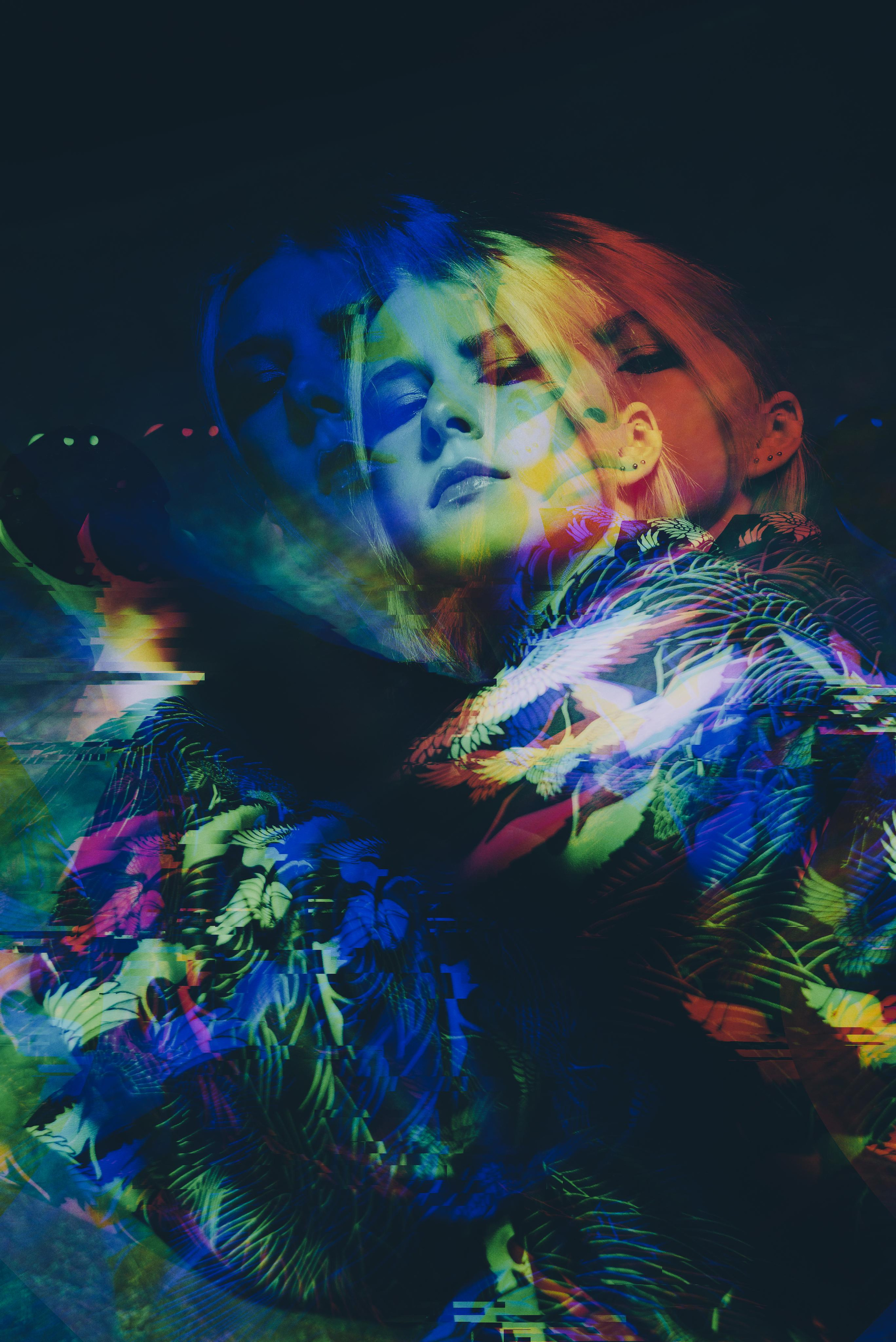 Креативная студийная фотосессия Женщина-Воин-Самурай