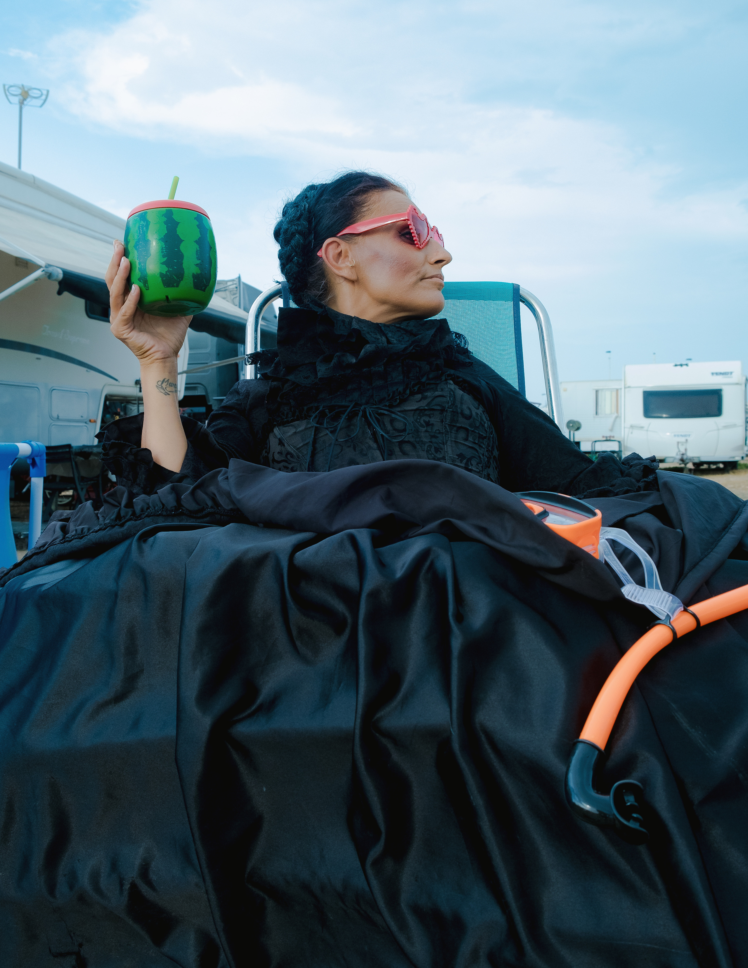 Witch on vacation. El Circo Encantado