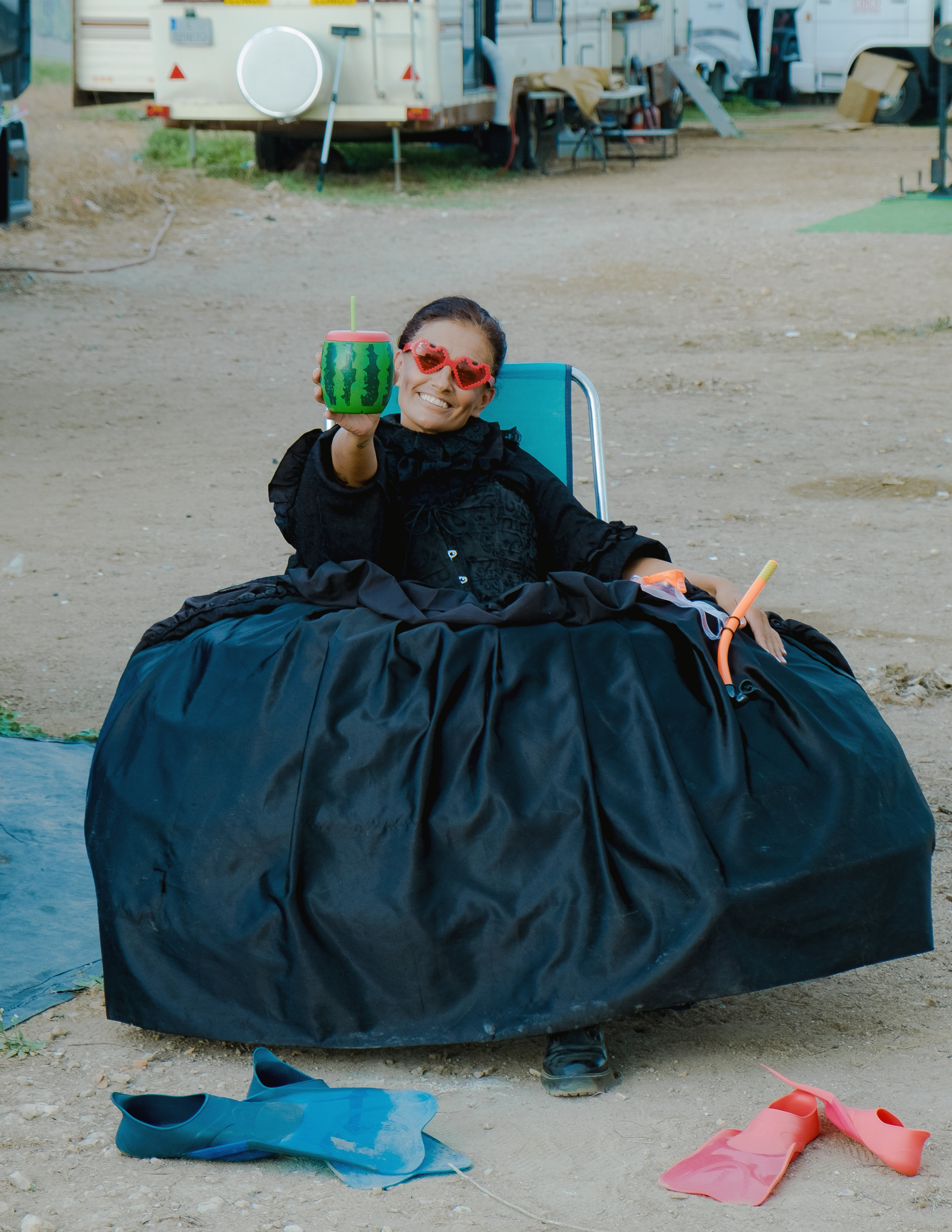 Witch on vacation. El Circo Encantado