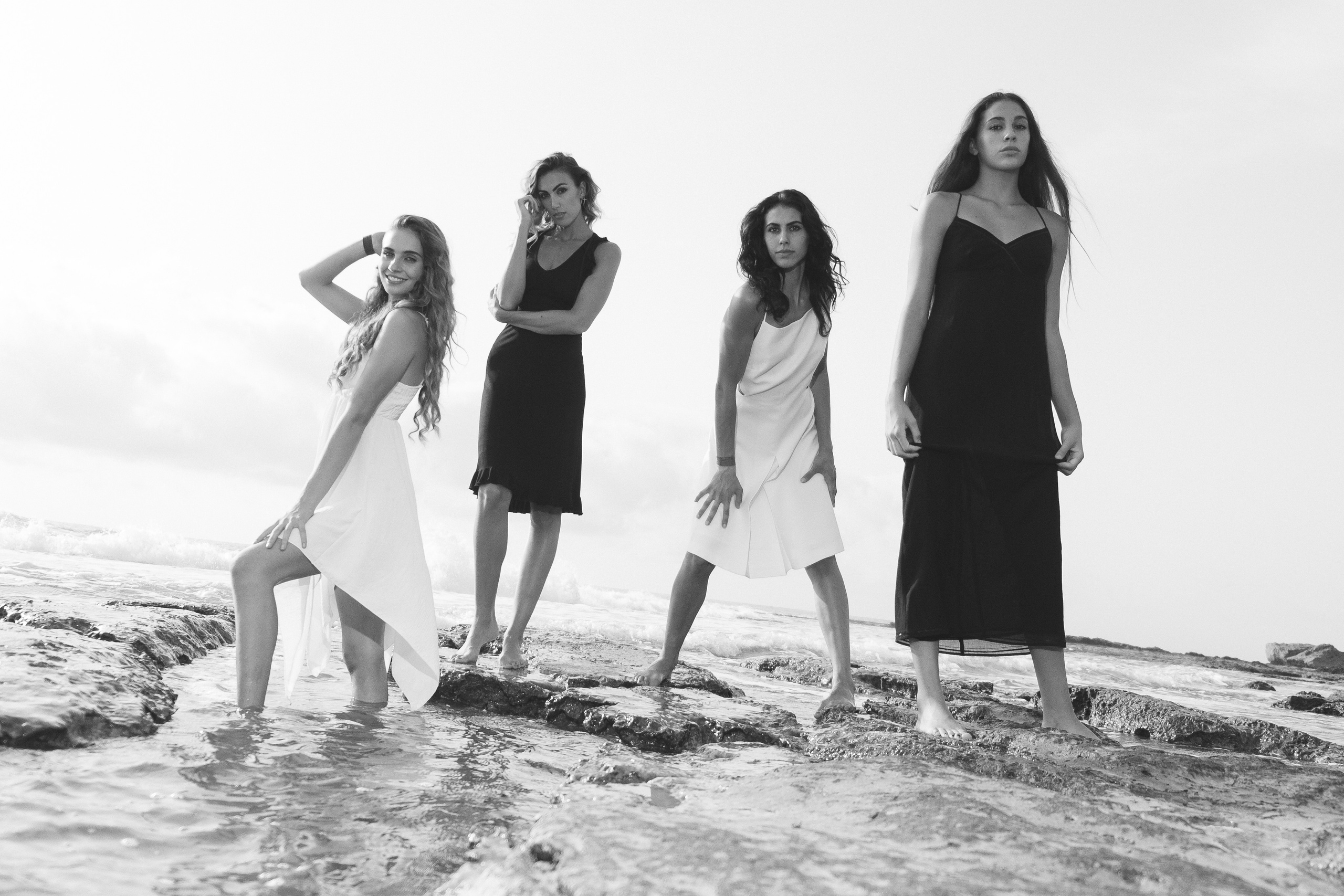 Sisters on the beach