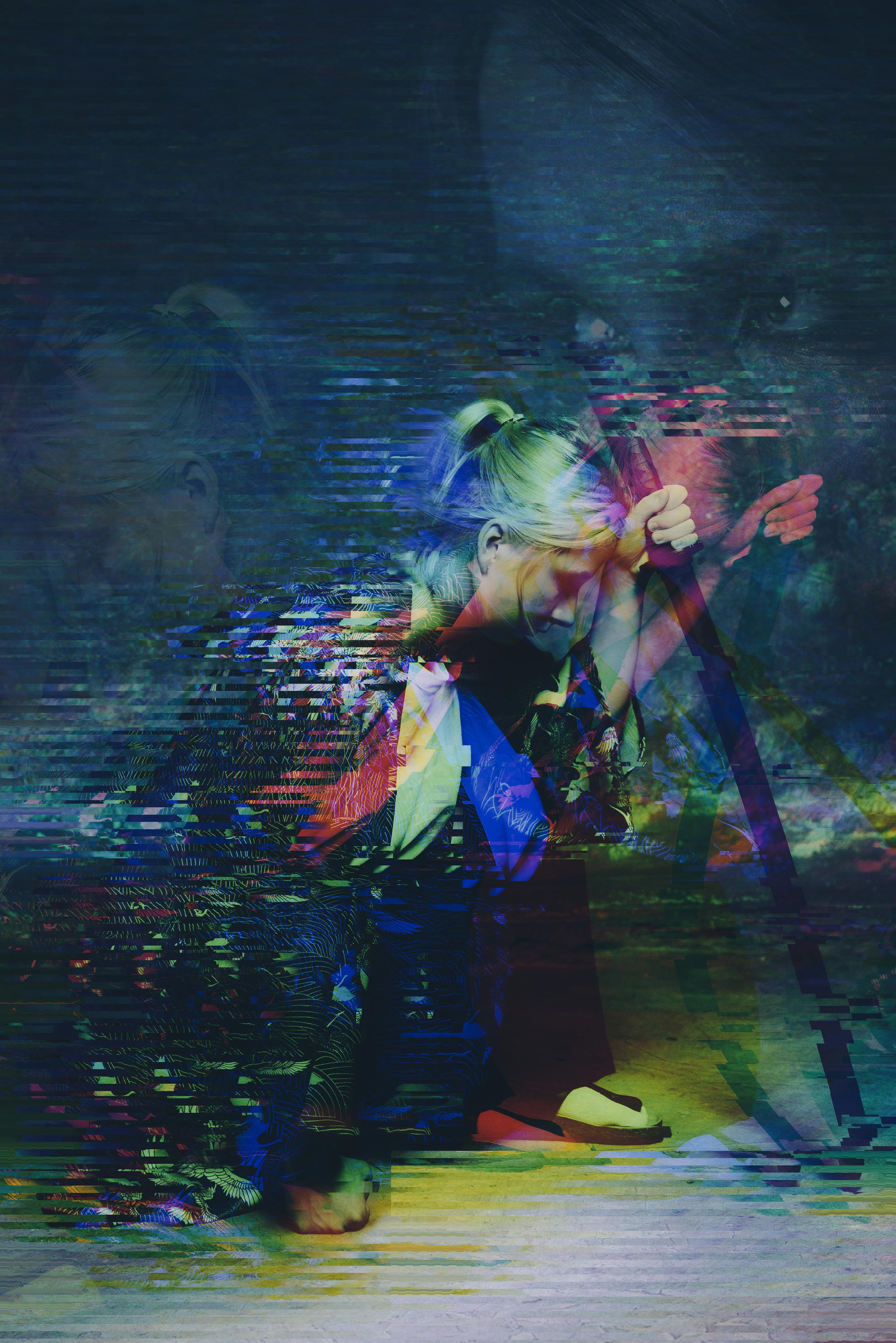 Креативная студийная фотосессия Женщина-Воин-Самурай