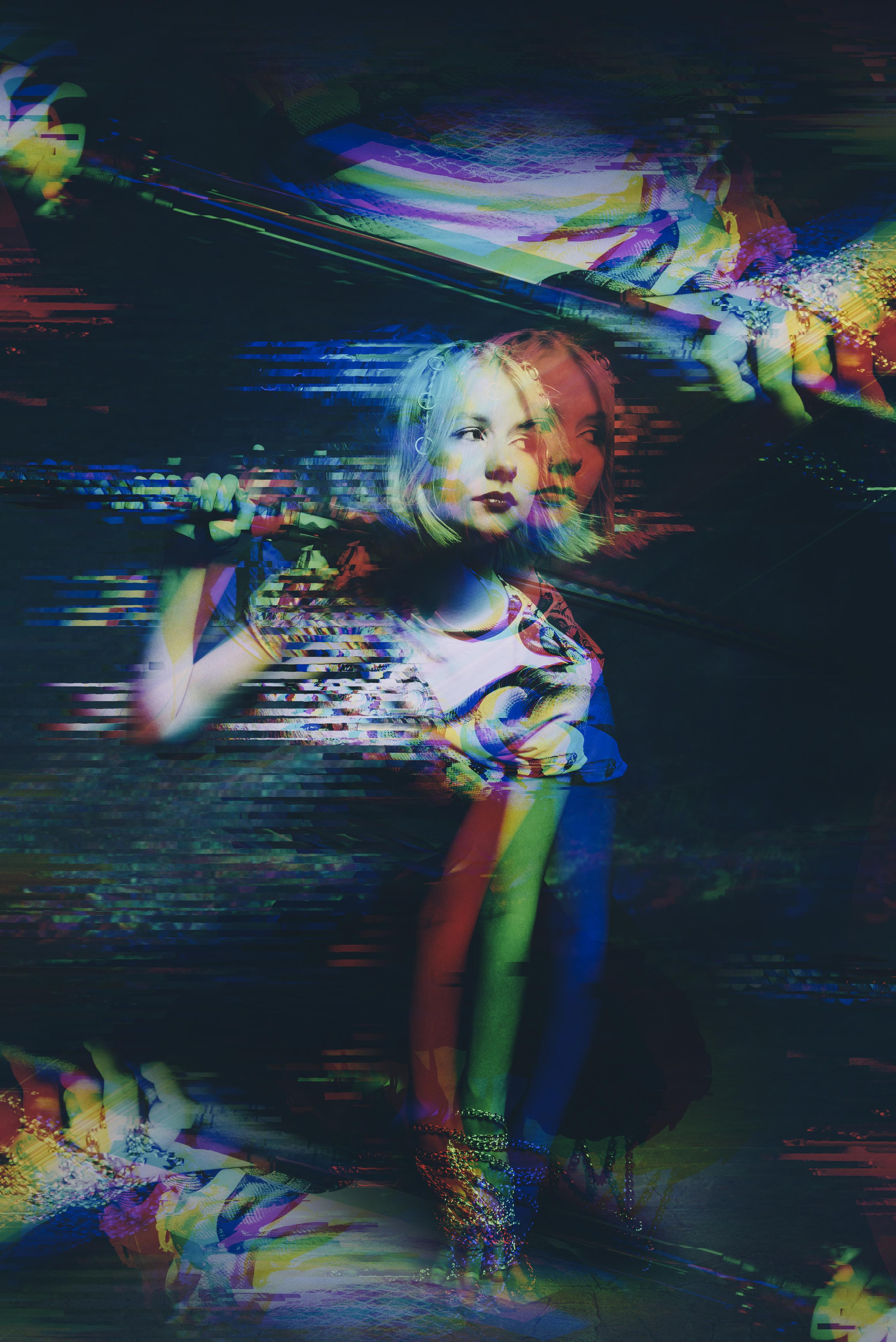 Креативная студийная фотосессия Женщина-Воин-Самурай