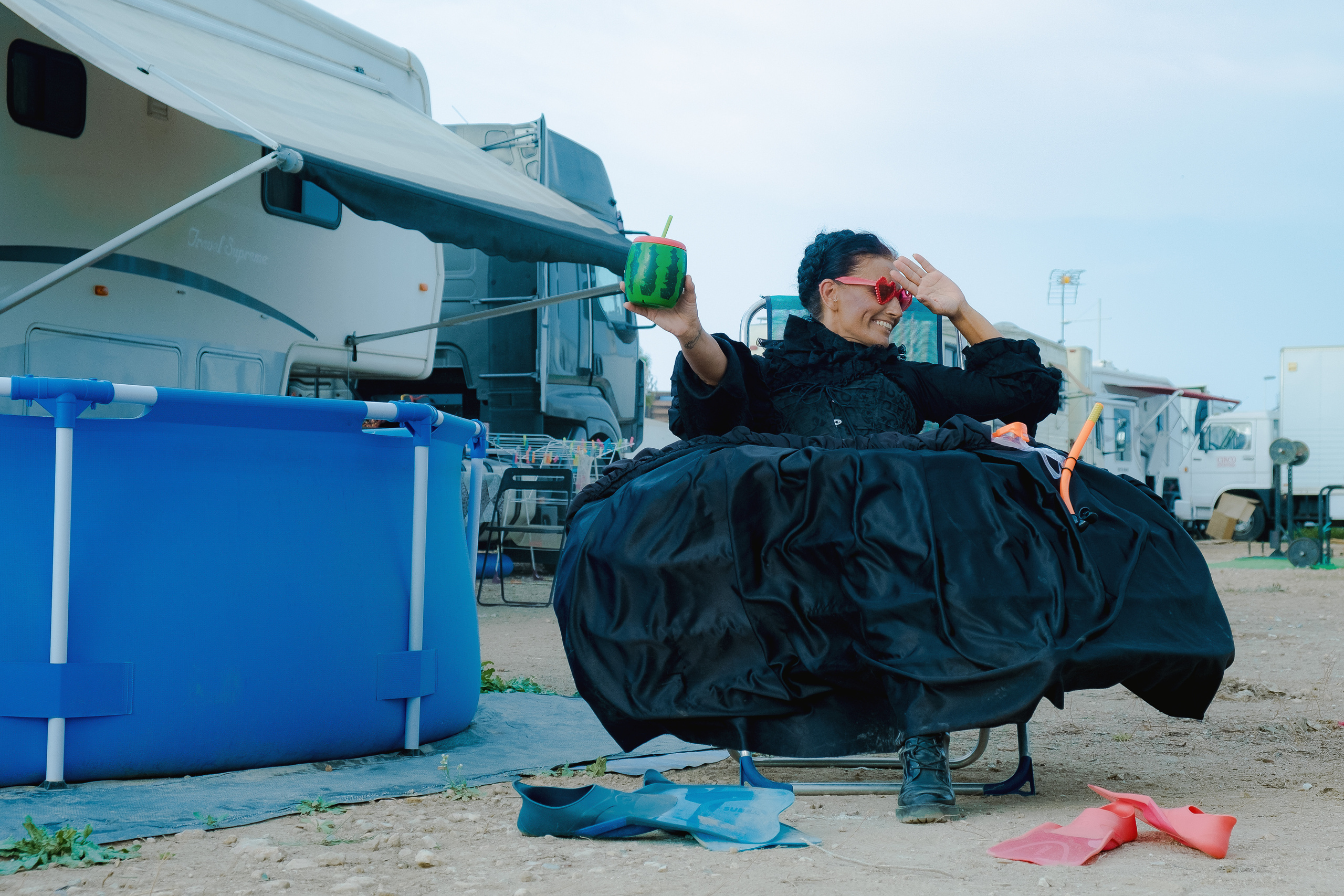 Witch on vacation. El Circo Encantado