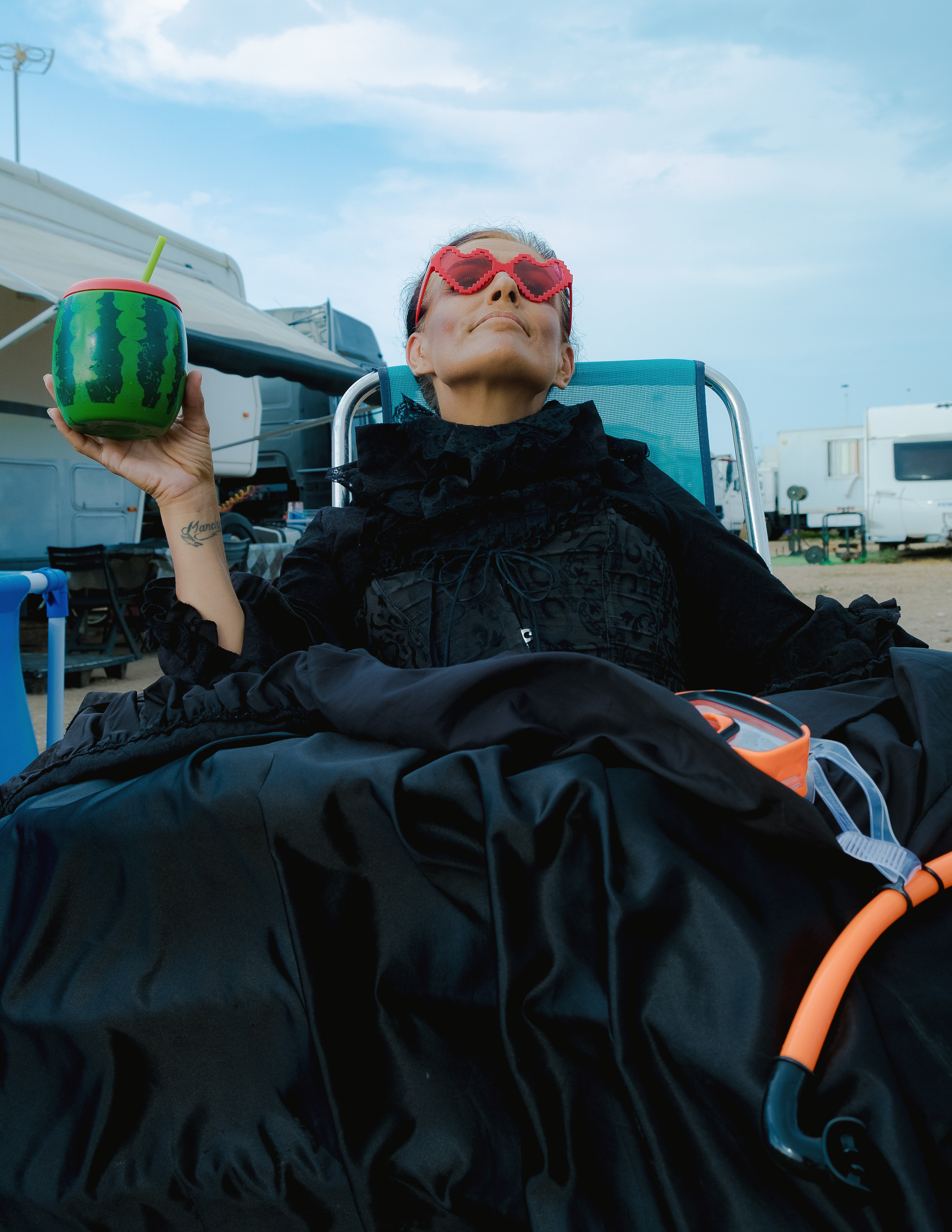 Witch on vacation. El Circo Encantado