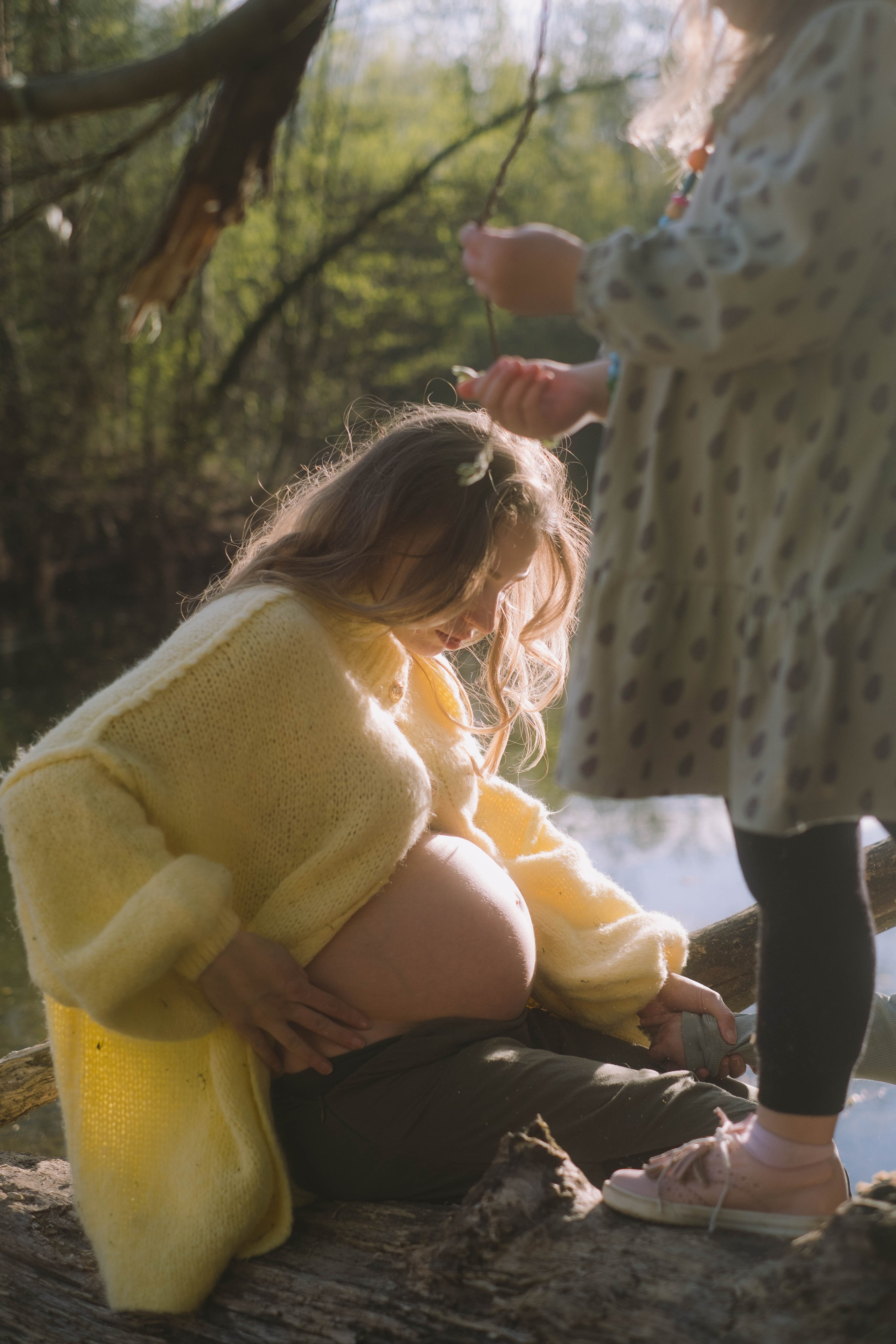 Nastya, Masha&Andrey. Authentische Familienfotografie in Köln