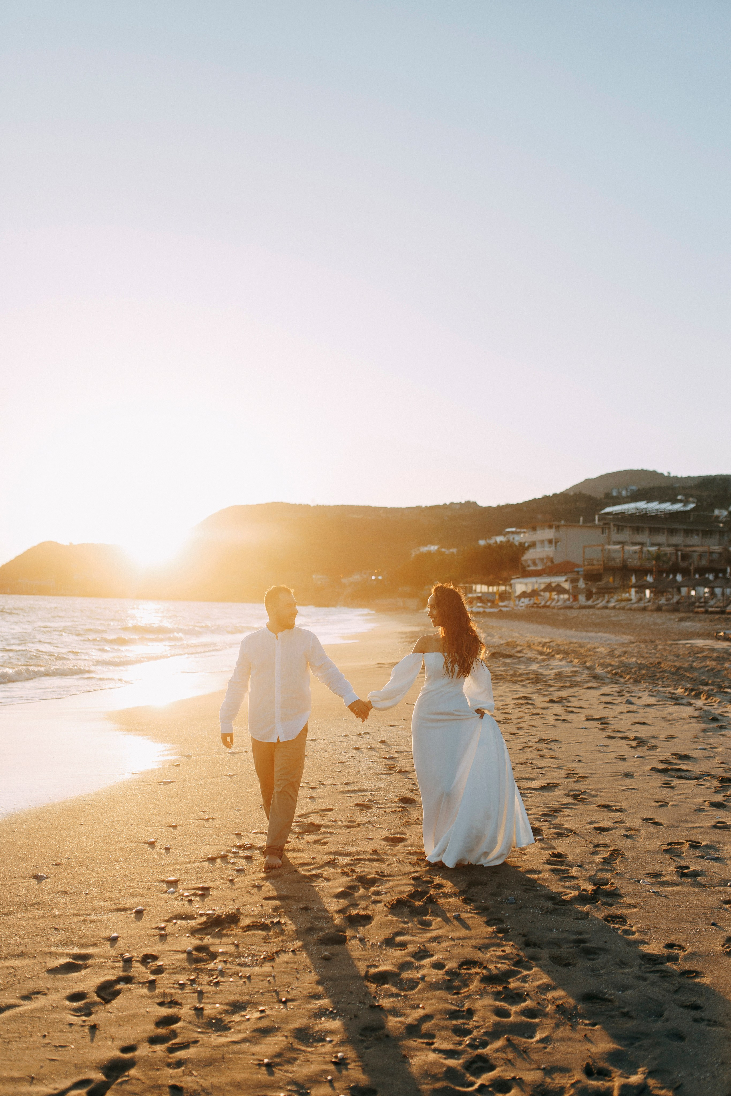 Свадебная фотосессия на закате (Пляж Клеопатры) — Топ-фотограф Алсу Девели. Алсу Девели | Свадебный и семейный фотограф в Турции Алании, Алания, Аланья, Сиде, Белеке, Анталия