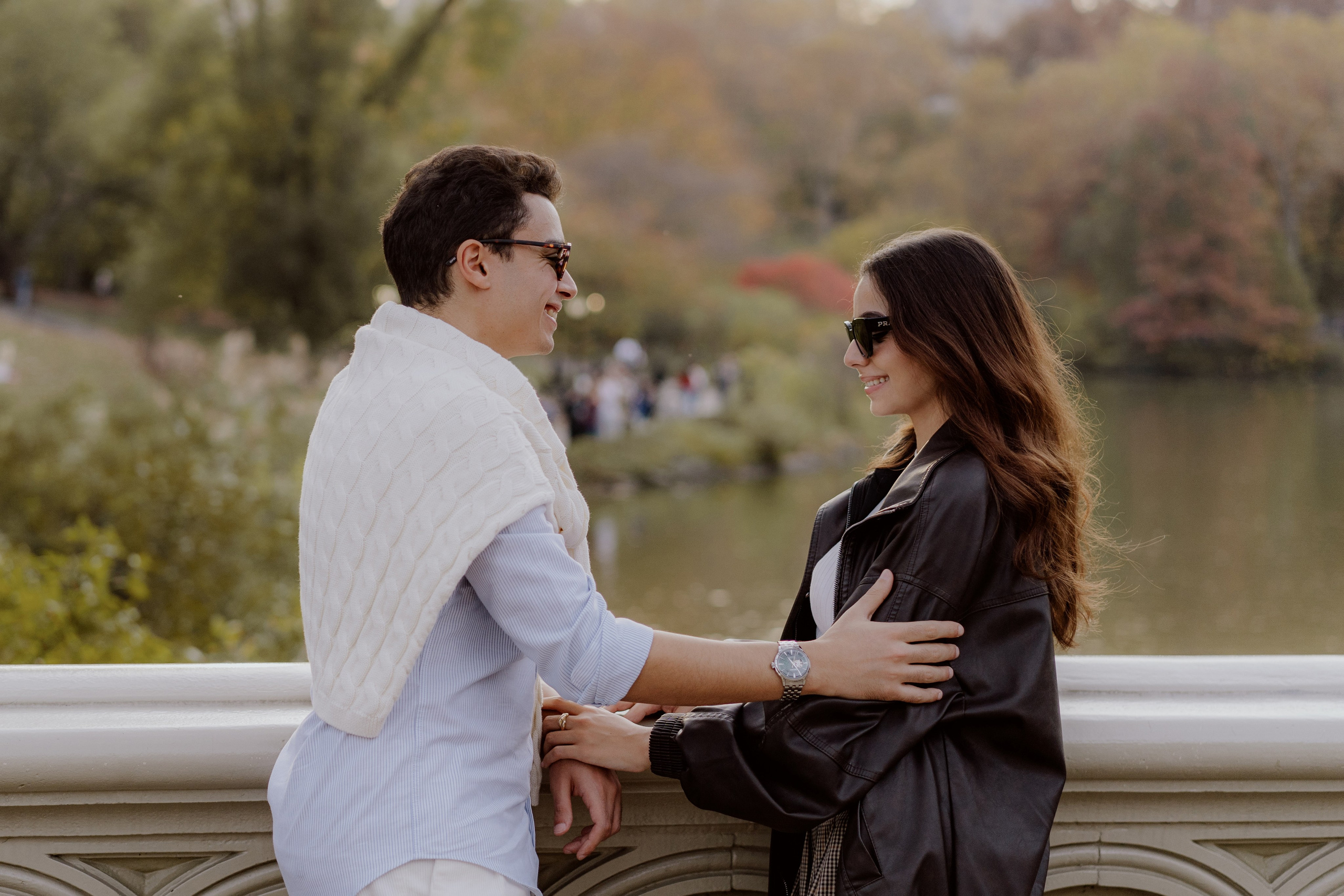 Proposal in Central Park. Videographer and photographer in New York // MAKAROV.VIDEO