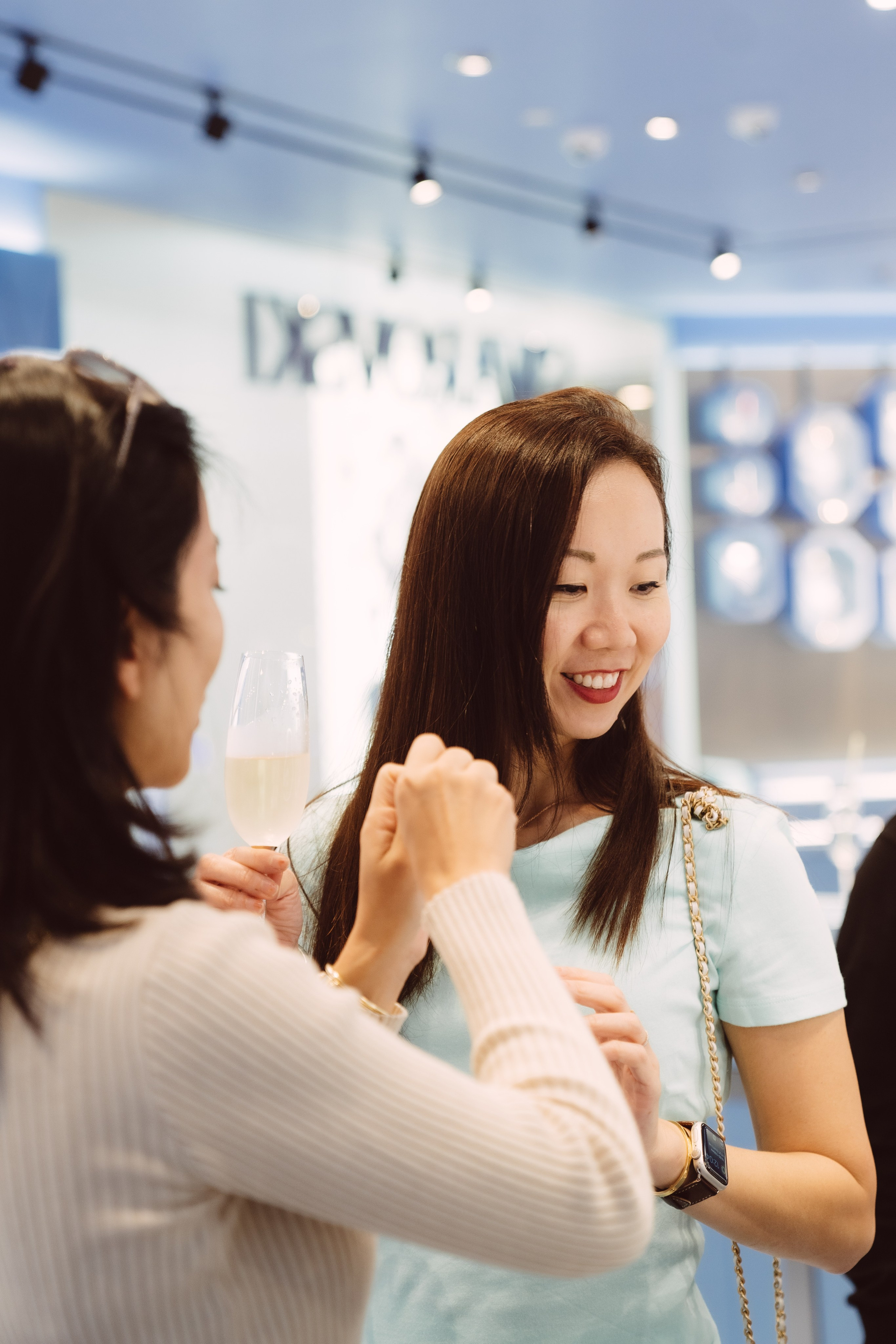 Swarovski event. Dasha in Singapore