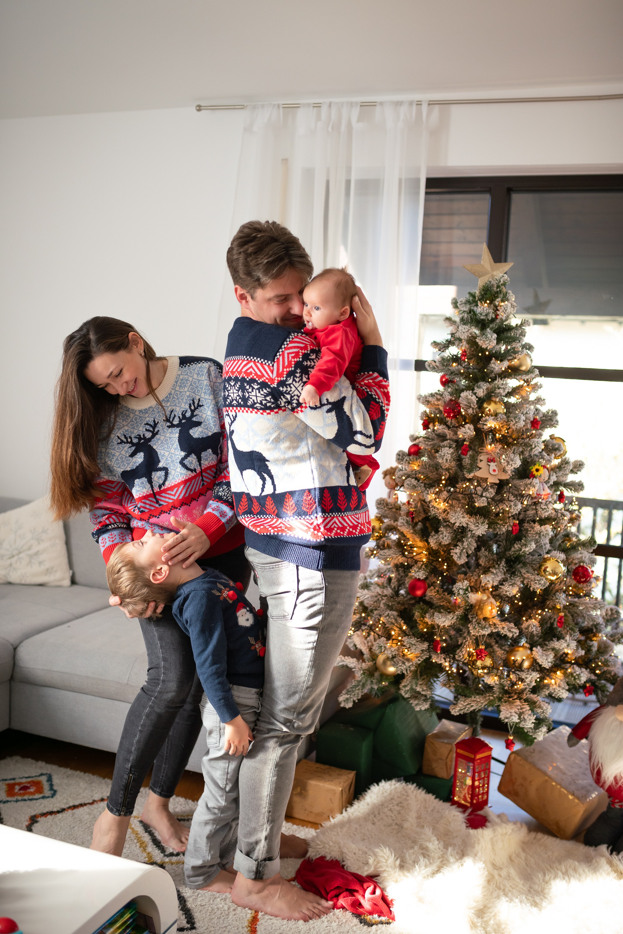 Weihnachten. Familien- und Kinderfotografin Katerina Vlasenko, München