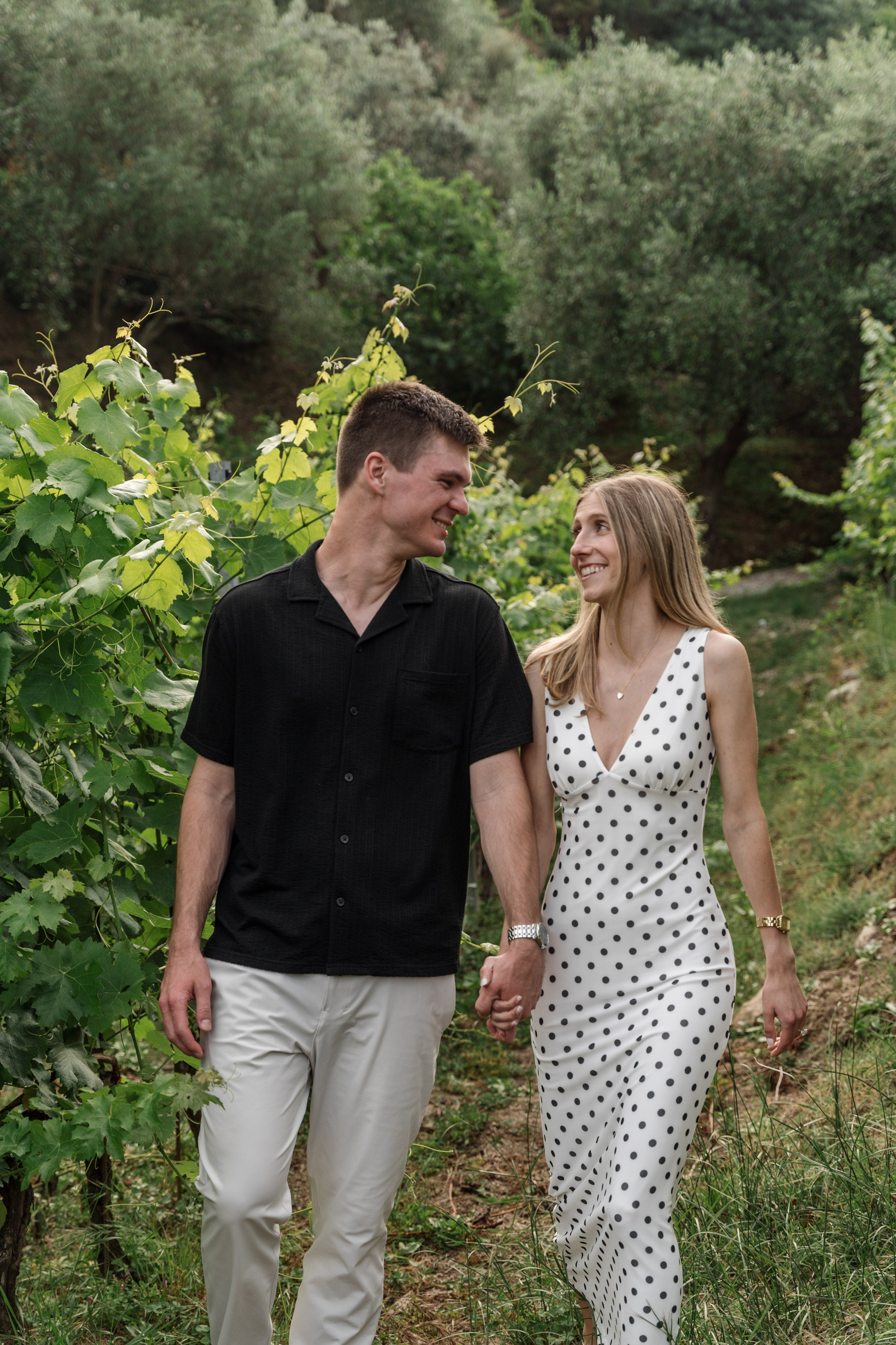 Secret Proposal at a Winery. Lake Como Proposal Photographer | Surprise Proposals & Engagements