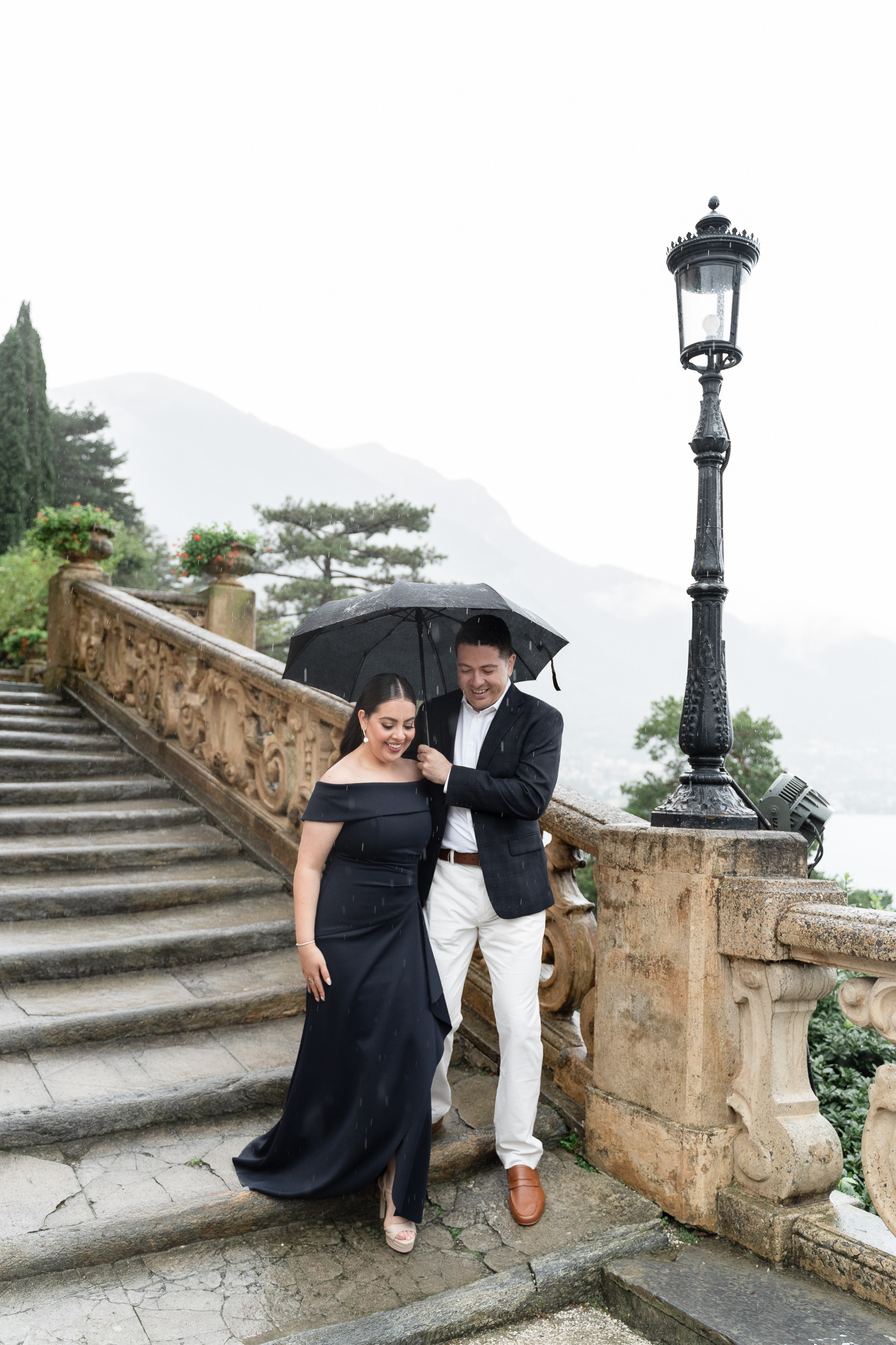 Villa Balbianello Engagement Photoshoot. Proposal Photographer in Lake Como