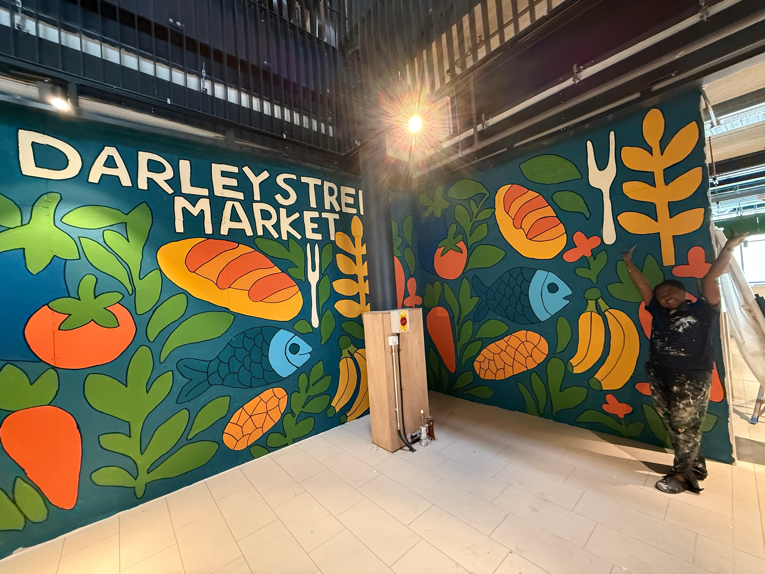 Darley Street Market Mural. Professional Portrait & Event Photographer in West Yorkshire, travels across UK