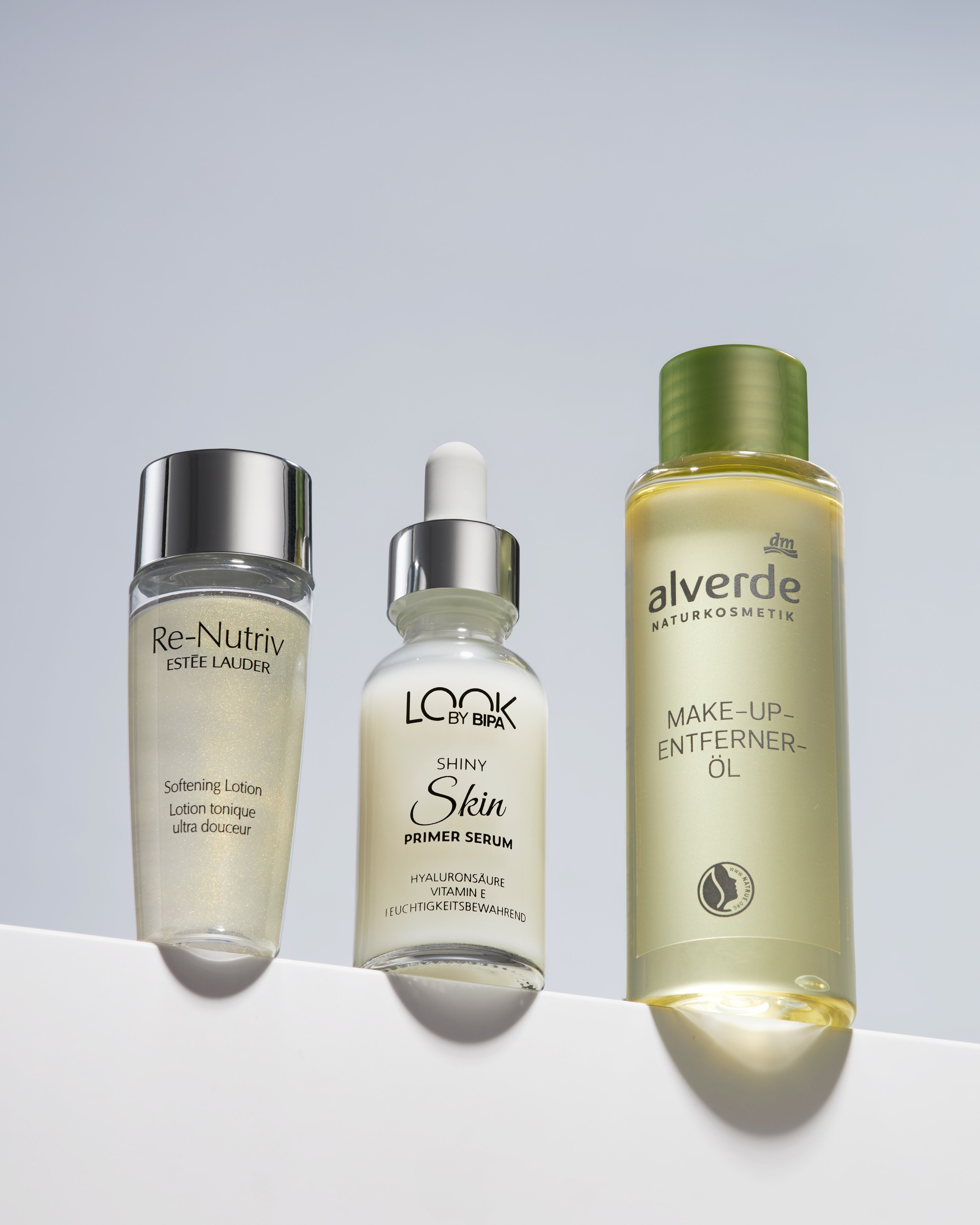 Kosmetik Hero View Aufnahme für Print, Website и Produktpräsentationen