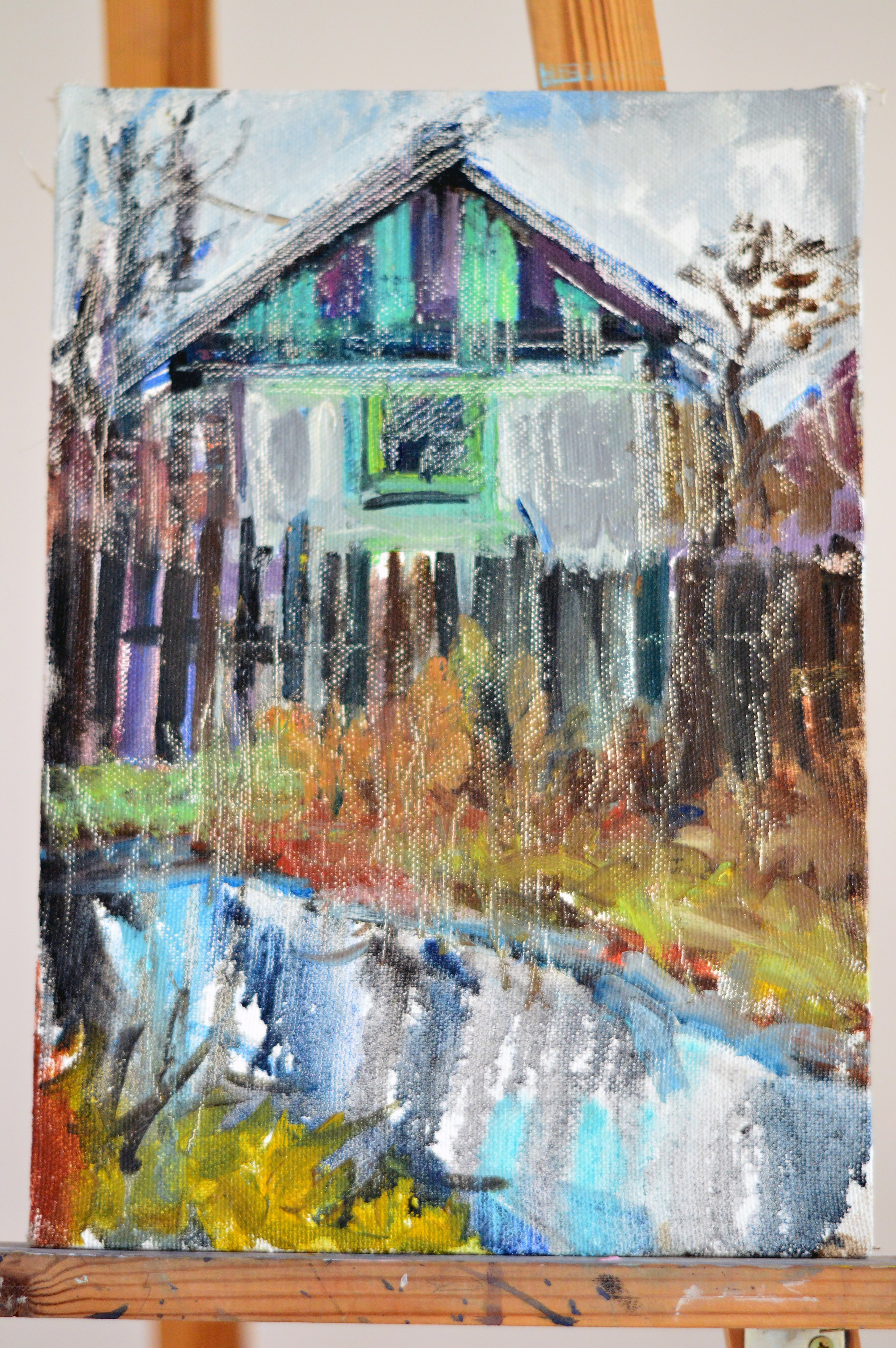 «The Lodge». Художник живописец Савелова Ольга