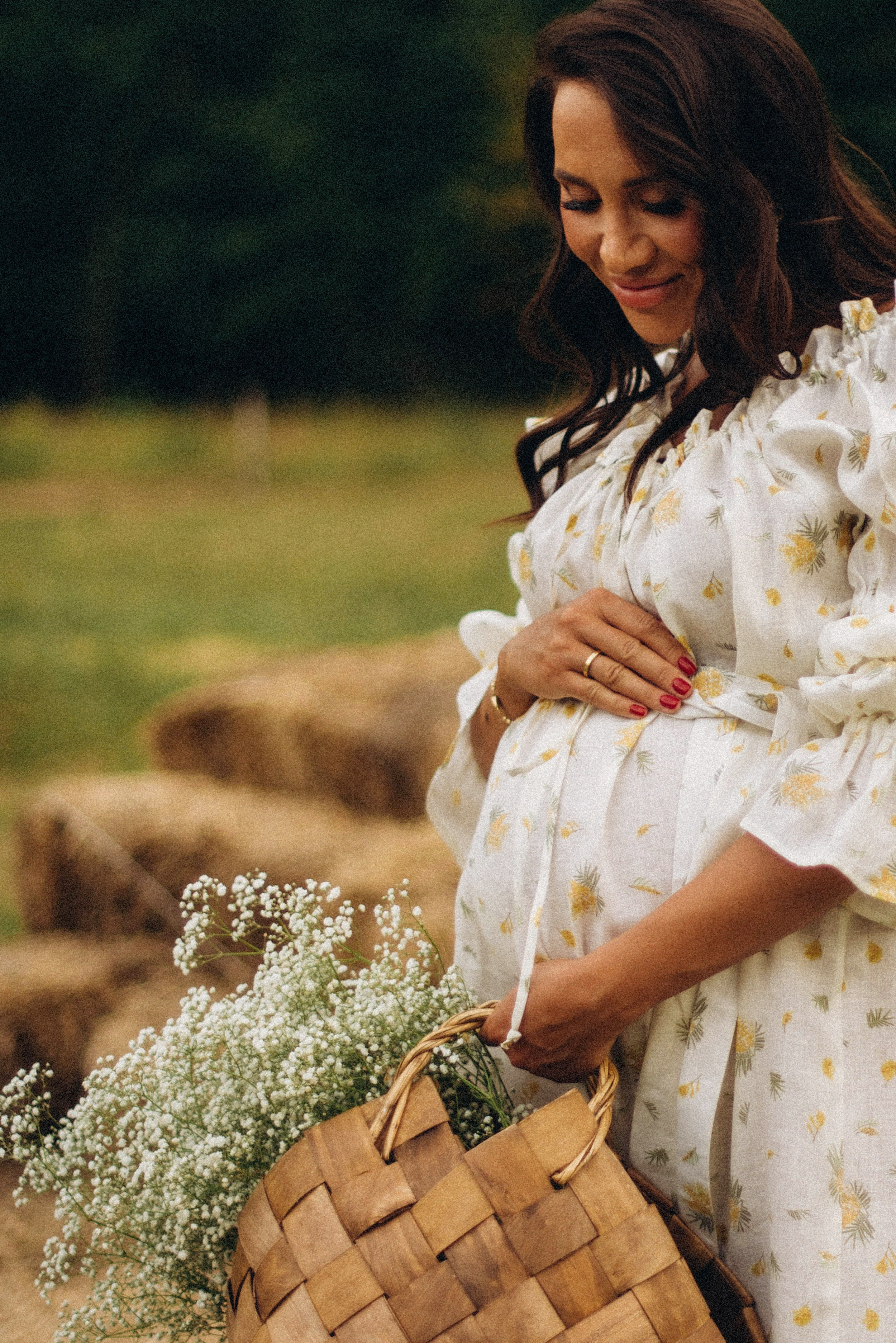 Беременность на природе. Семейный фотограф Лейпциг, Германия