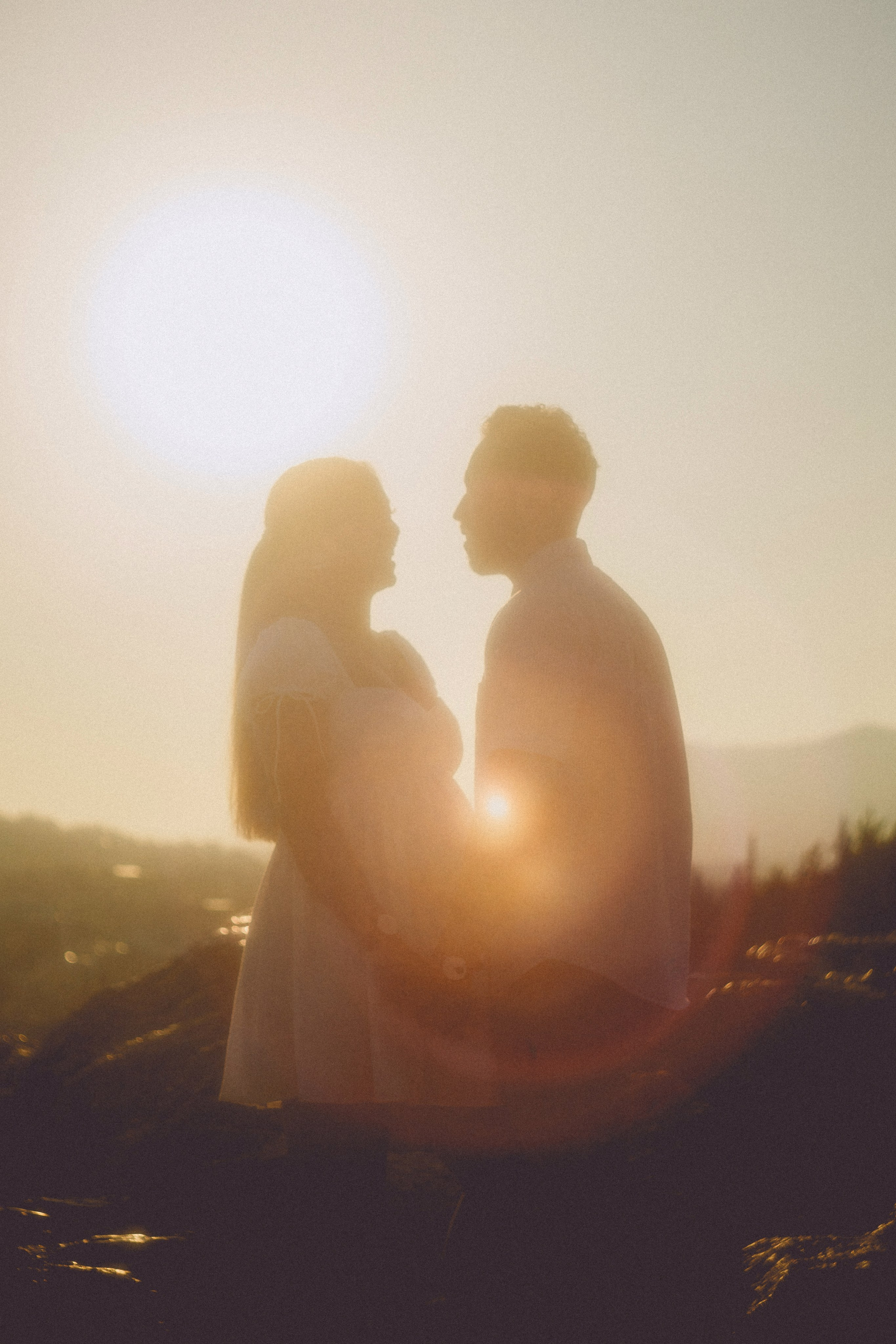 Maternity photoshoot of Nina and Richard. Photographer in Greece Kristina