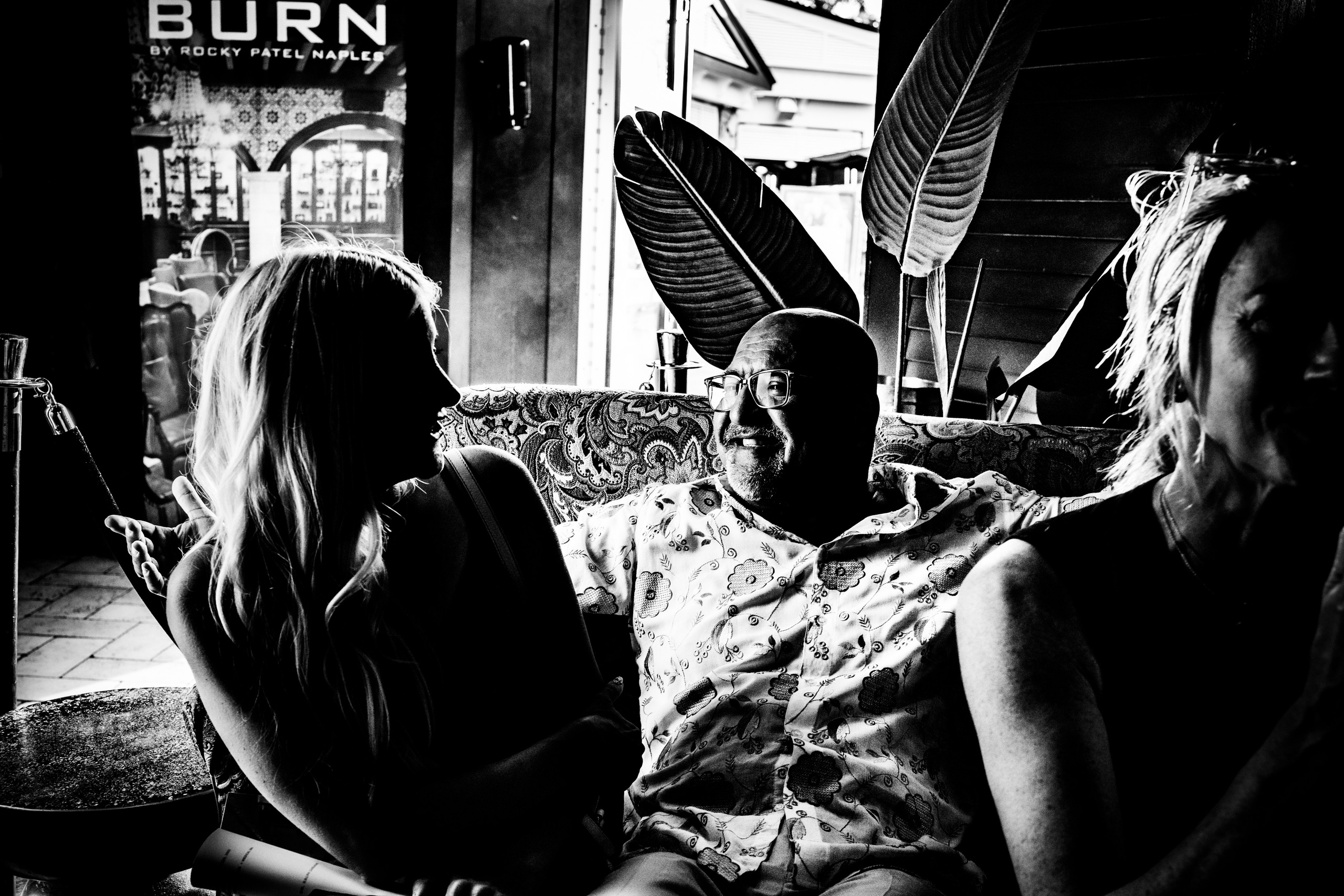 Burn Black and White Series. Out and About 239