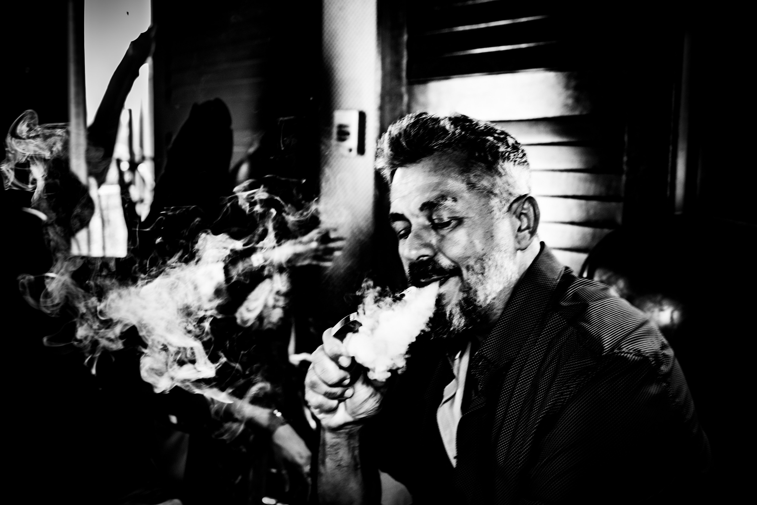 Burn Black and White Series. Out and About 239