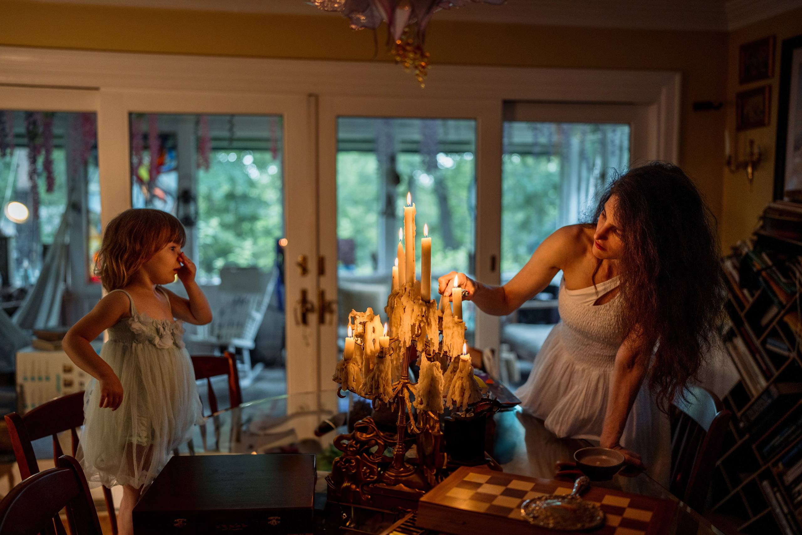 Avigail, Maya, Ben. At home. Wedding and family photographer and videographer PA, NJ, NY, DE, MD