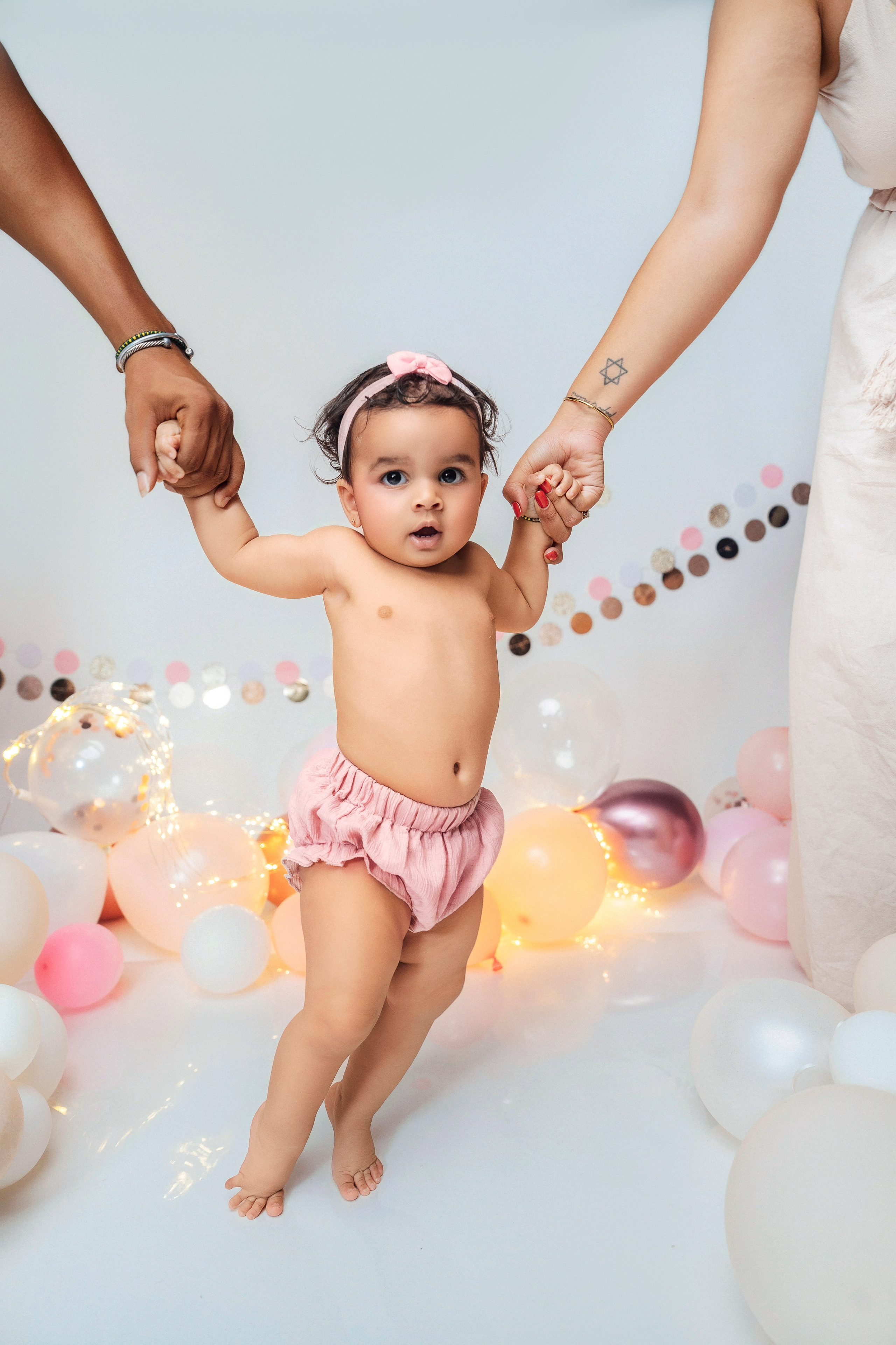 Sesión cake smash de Mia. Профессиональный фотограф на Тенерифе