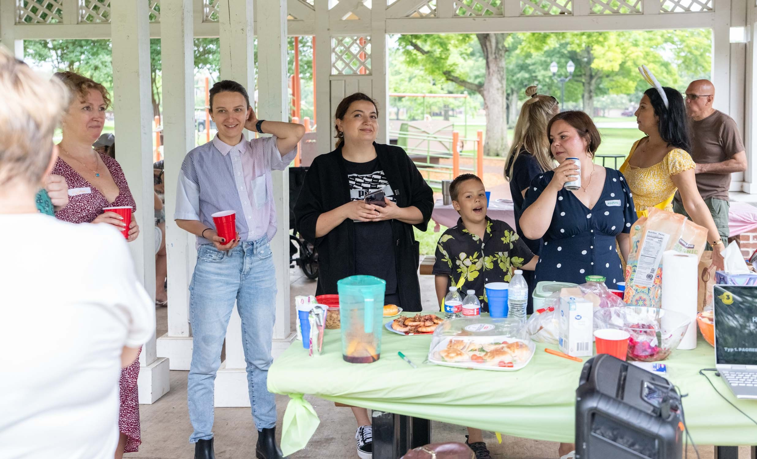 Easter picnic. Photographer Irina Kozhemyakina. Houston