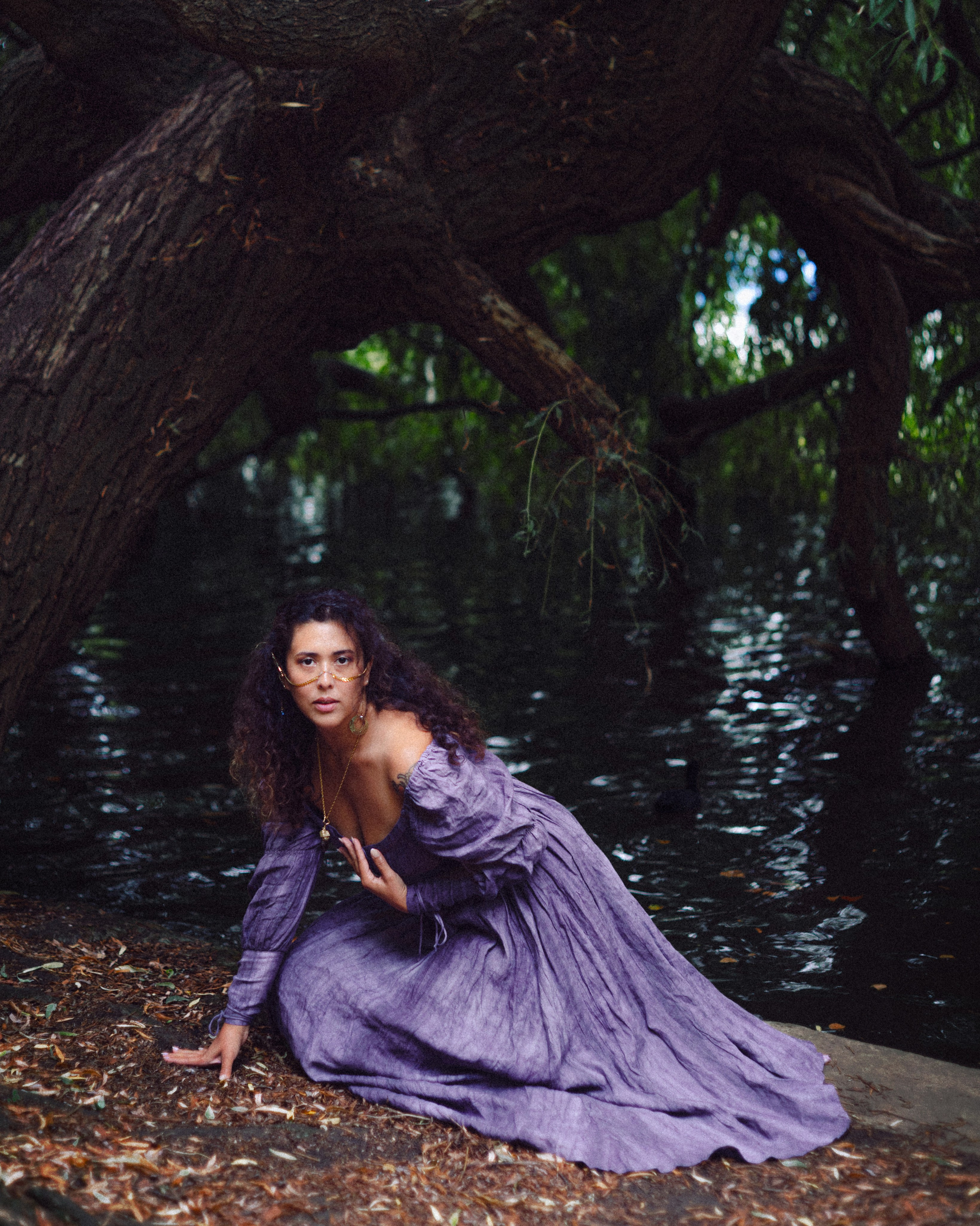 Fairy in Medieval Ruins Photoshoot. Moth & Moss Photography