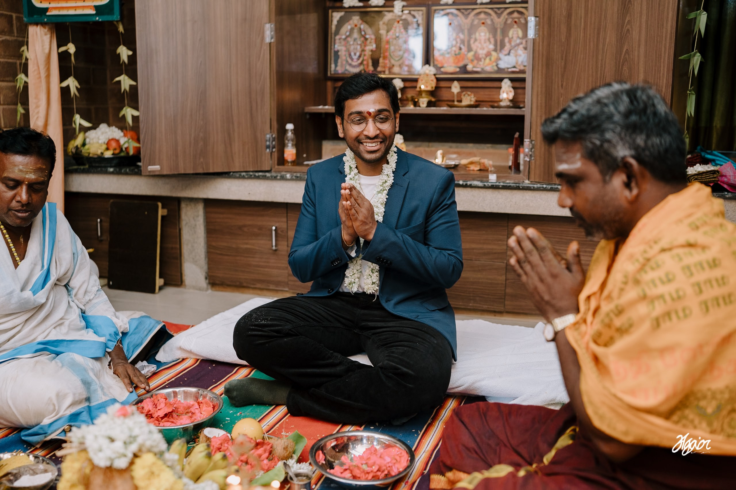 Wedding documentary photography in Pondicherry. Agam Vizha