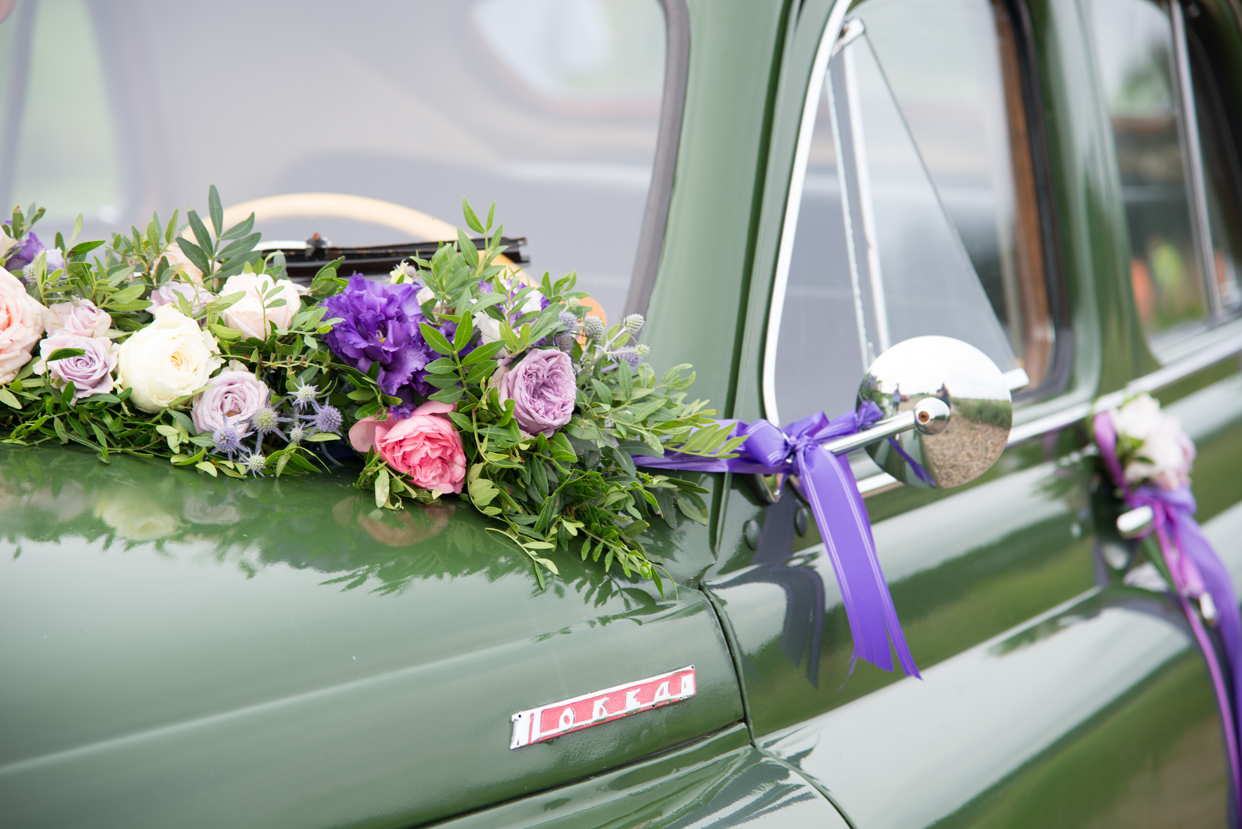 Auto dekors. Event design, decoration, floristry, gift, Irina Novika, Riga, Latvia