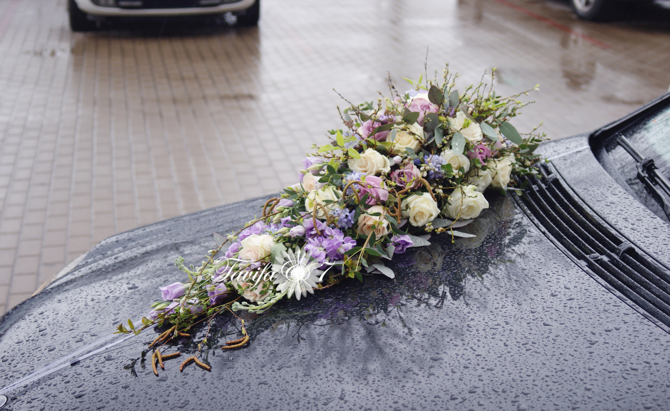 Auto dekors. Event design, decoration, floristry, gift, Irina Novika, Riga, Latvia