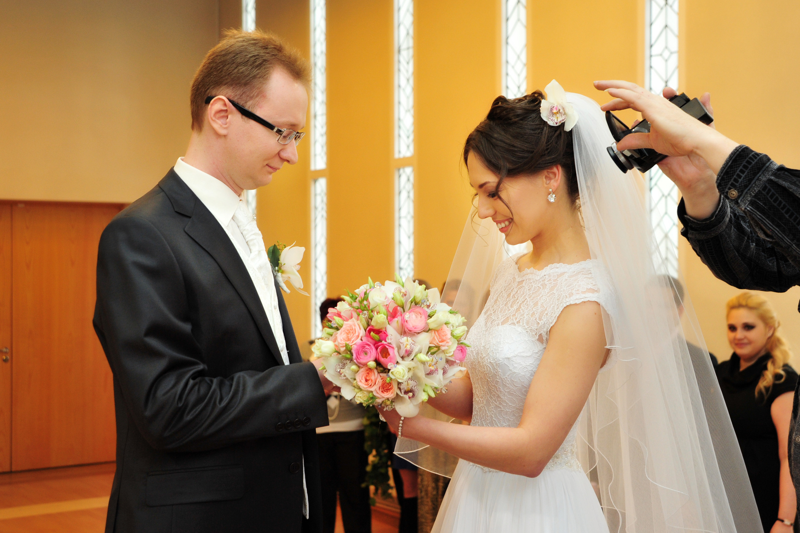 Līgavas pušķi rozā toņos. Event design, decoration, floristry, gift, Irina Novika, Riga, Latvia