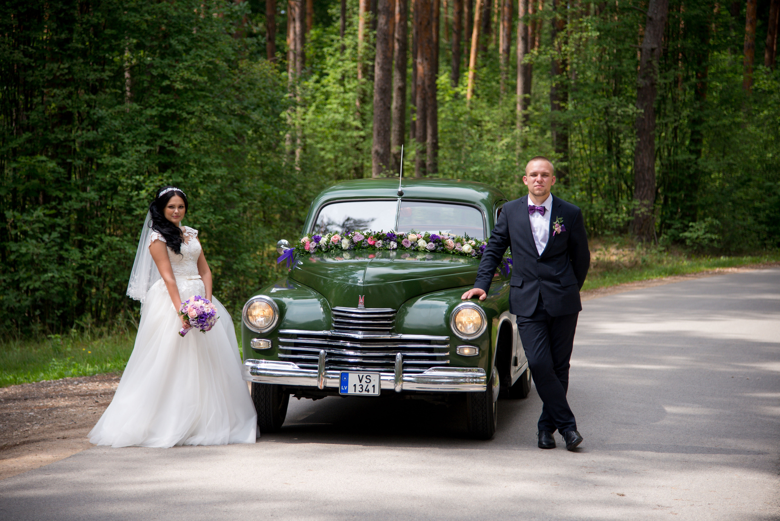 Auto dekors. Event design, decoration, floristry, gift, Irina Novika, Riga, Latvia