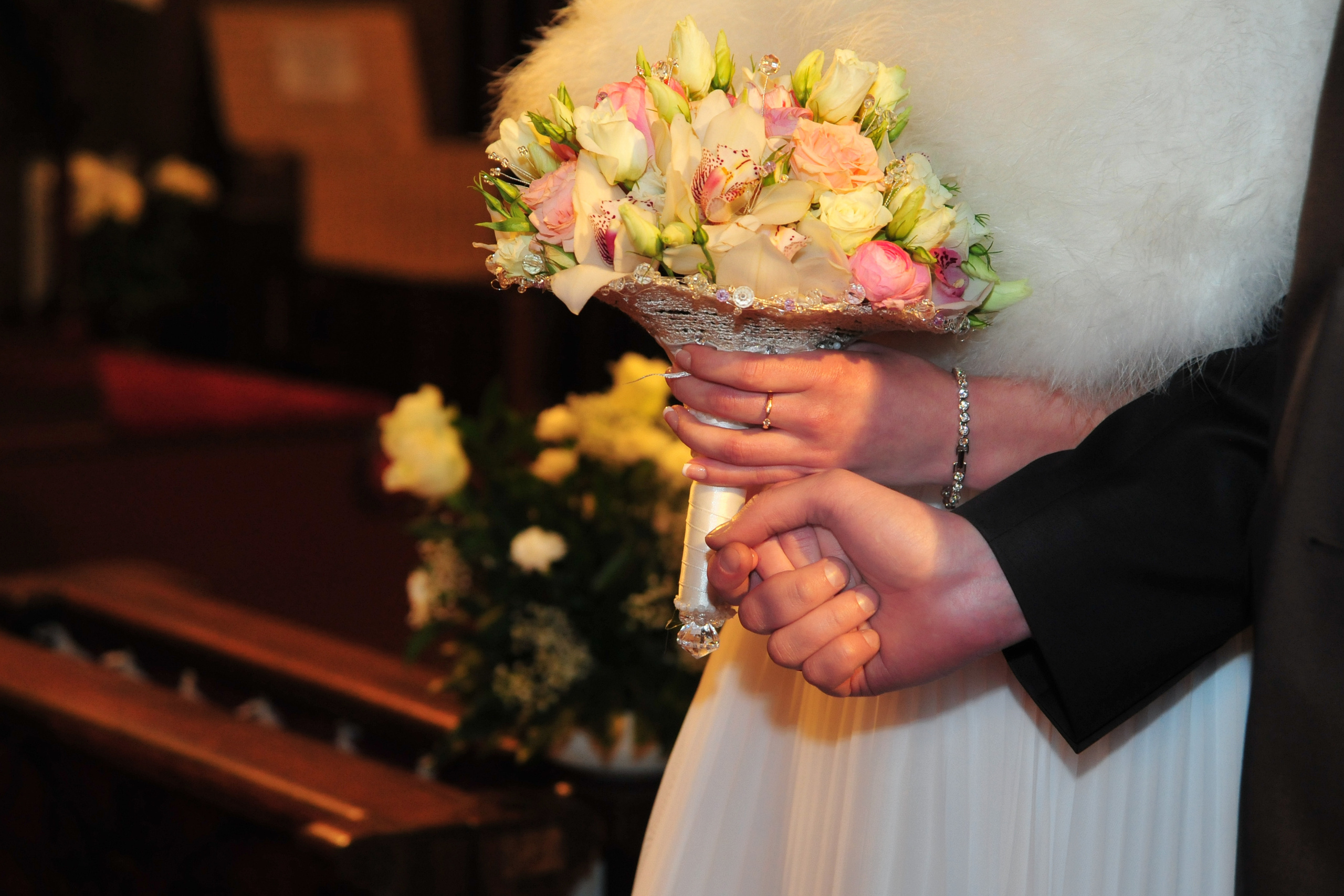 Līgavas pušķi rozā toņos. Event design, decoration, floristry, gift, Irina Novika, Riga, Latvia