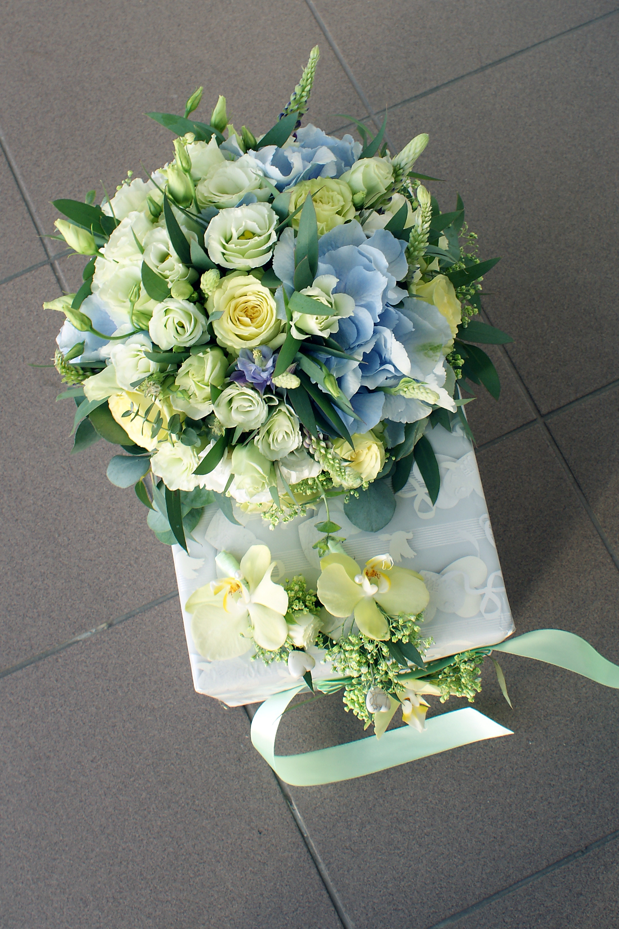 Līgavas pušķi zaļos toņos. Event design, decoration, floristry, gift, Irina Novika, Riga, Latvia