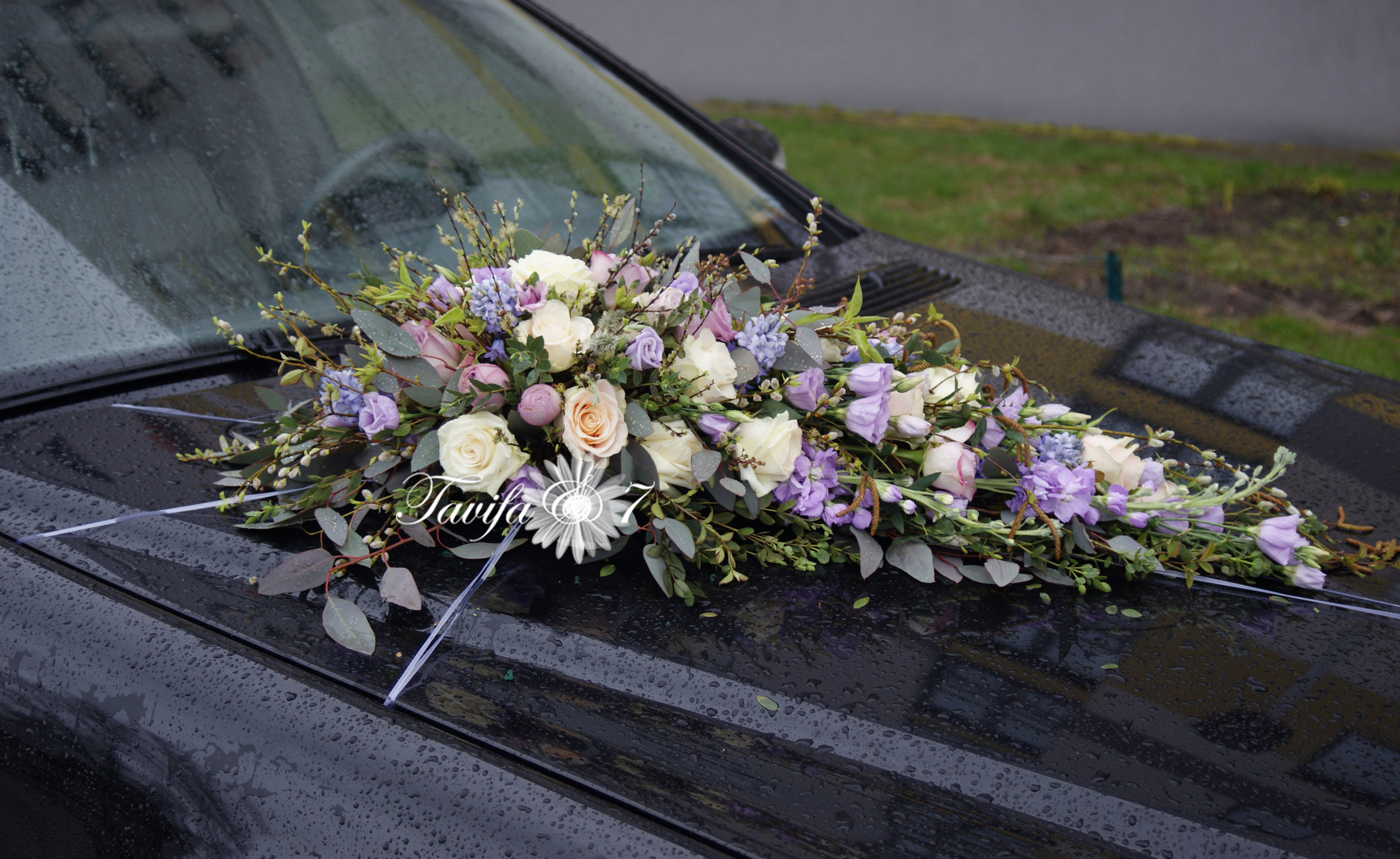 Auto dekors. Event design, decoration, floristry, gift, Irina Novika, Riga, Latvia