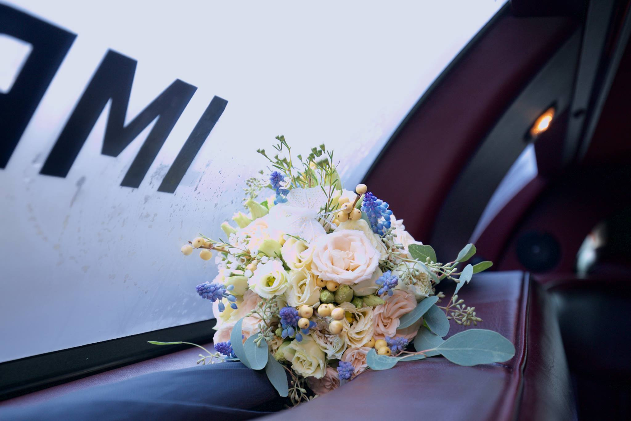 Līgavas pušķi zilos toņos. Event design, decoration, floristry, gift, Irina Novika, Riga, Latvia