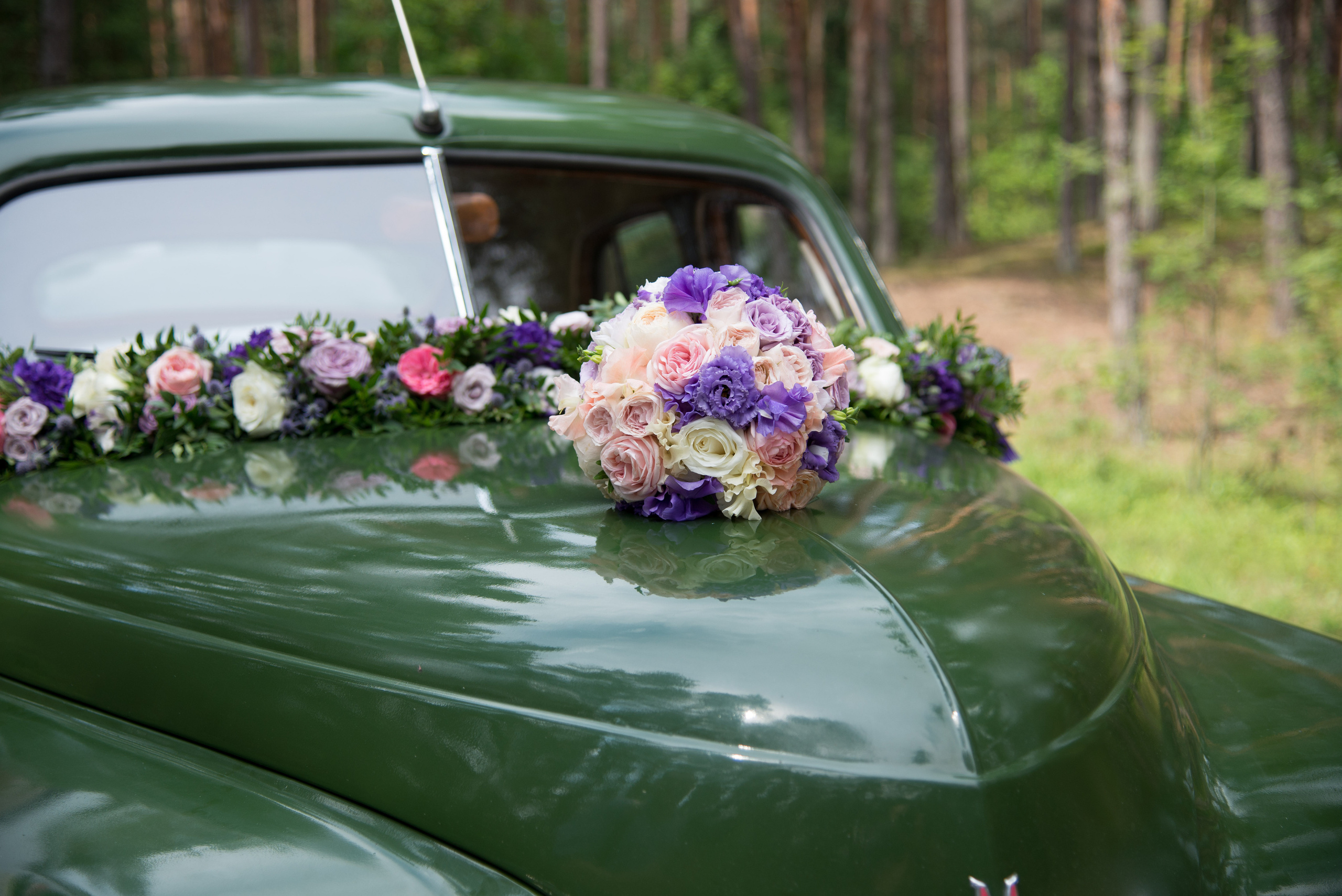 Līgavas pušķis violeta toņos. Event design, decoration, floristry, gift, Irina Novika, Riga, Latvia