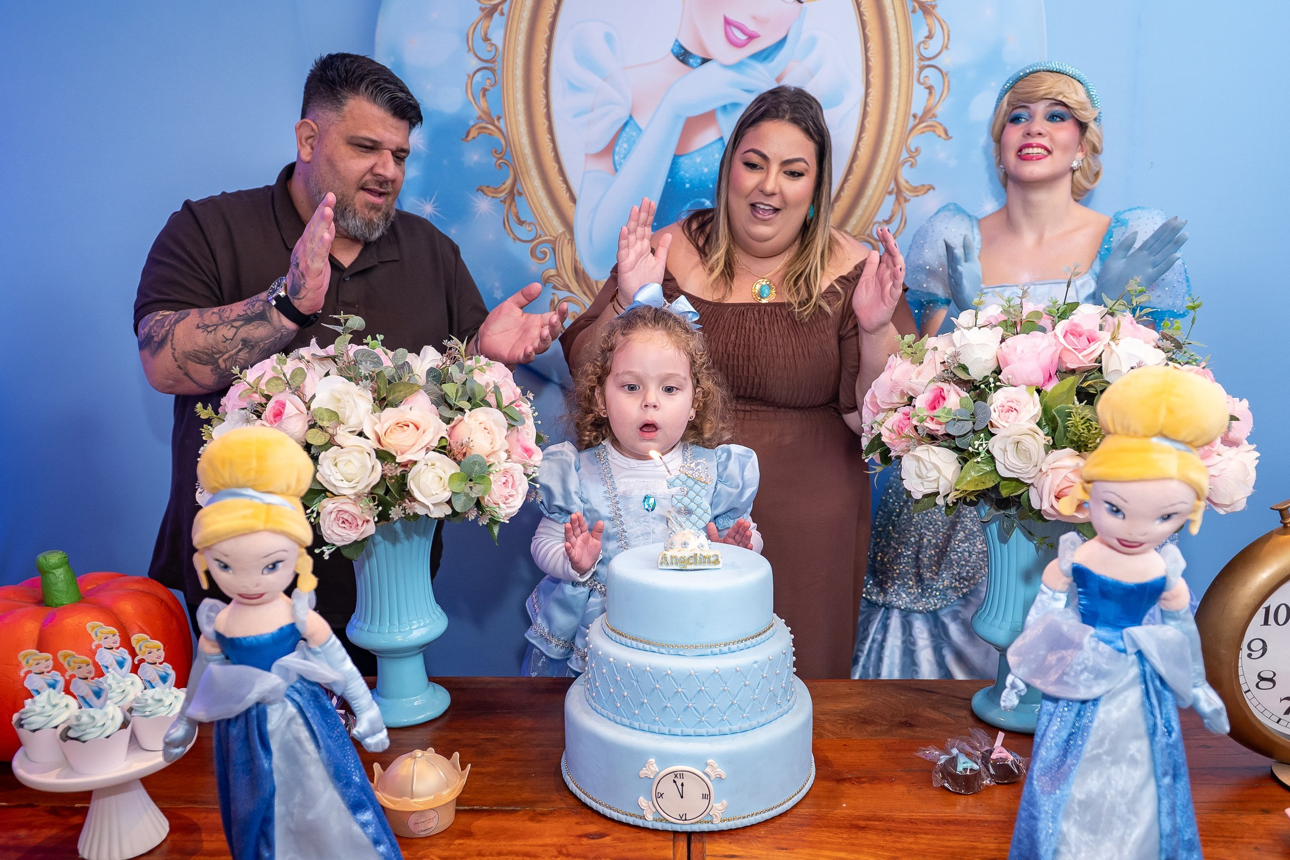 Angelina - 3 anos | Buffet Looping Fest. Missaka Fotografia