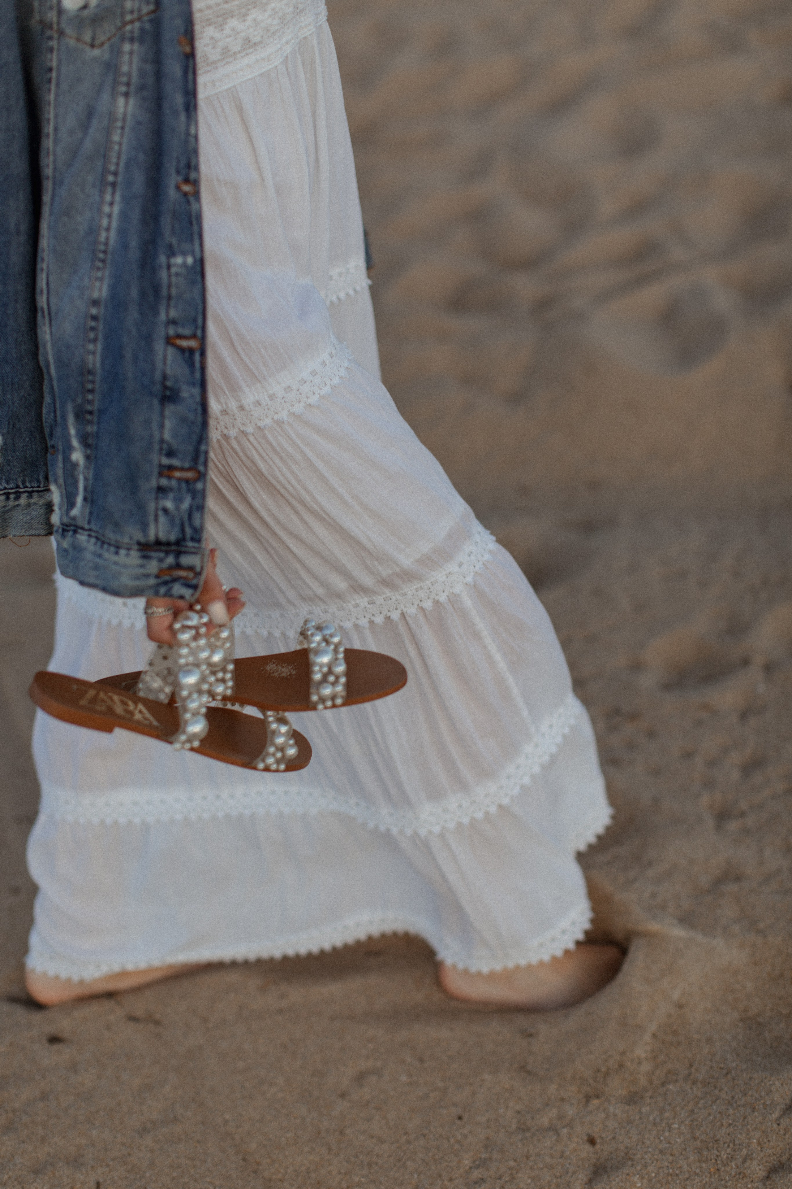 Sunset on the beach. True self