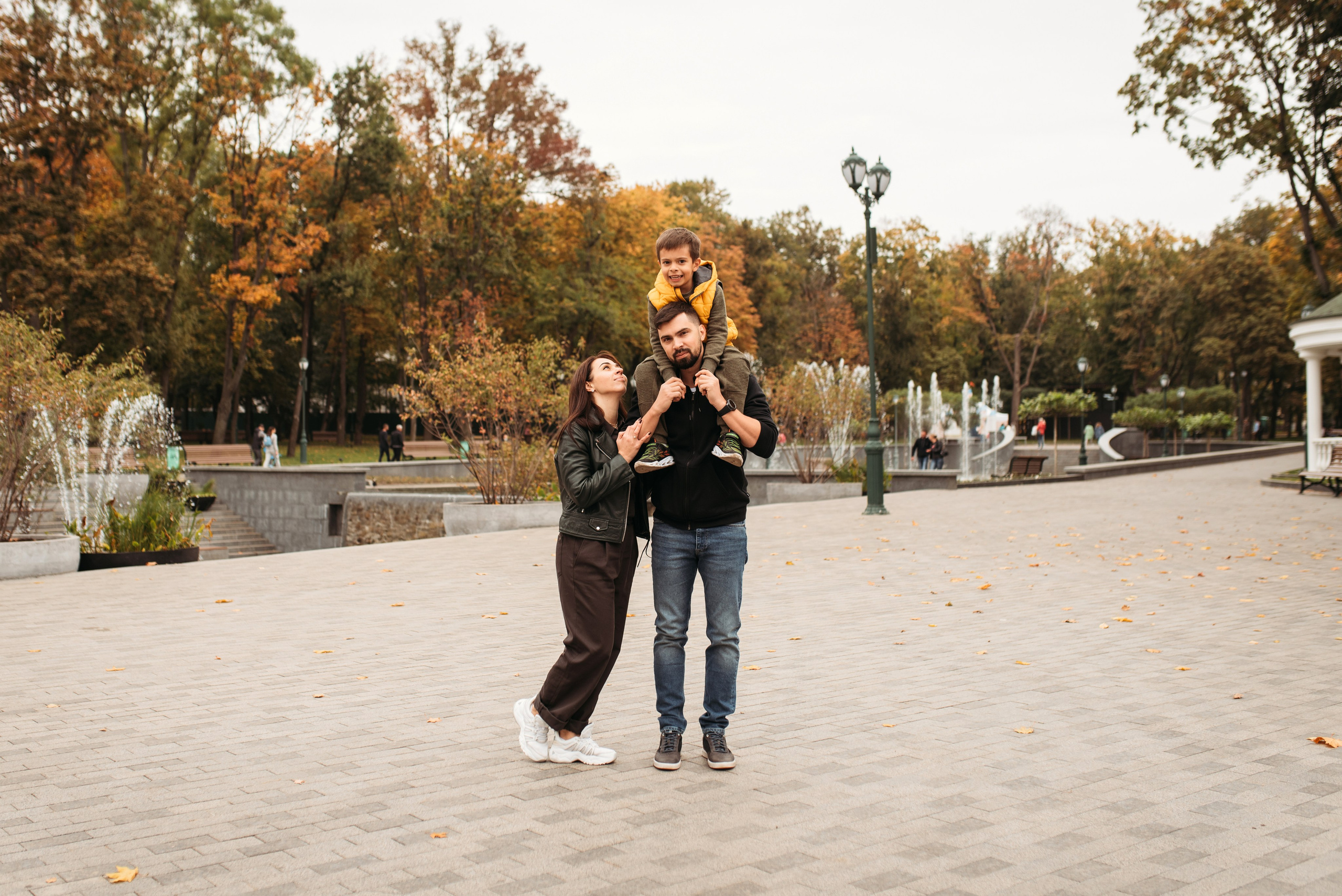 Herbst im Central Park. Familien- und Hochzeitsfotografin. Ich arbeite in Koblenz und Rheinlan