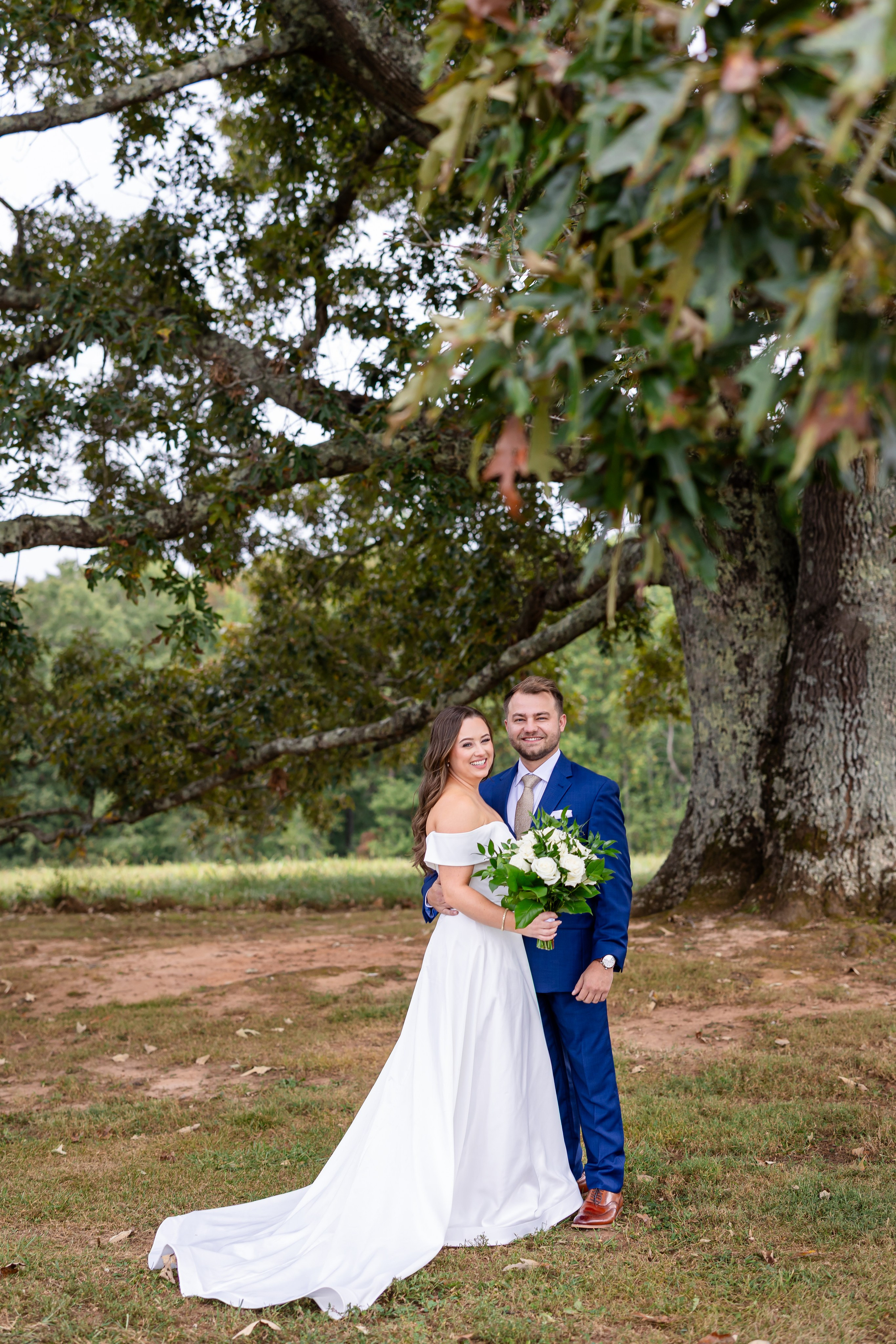 Rhodes & Allison’s Timeless Wedding at Greenbrier Farms. Wedding and portrait photography in Greenville SC