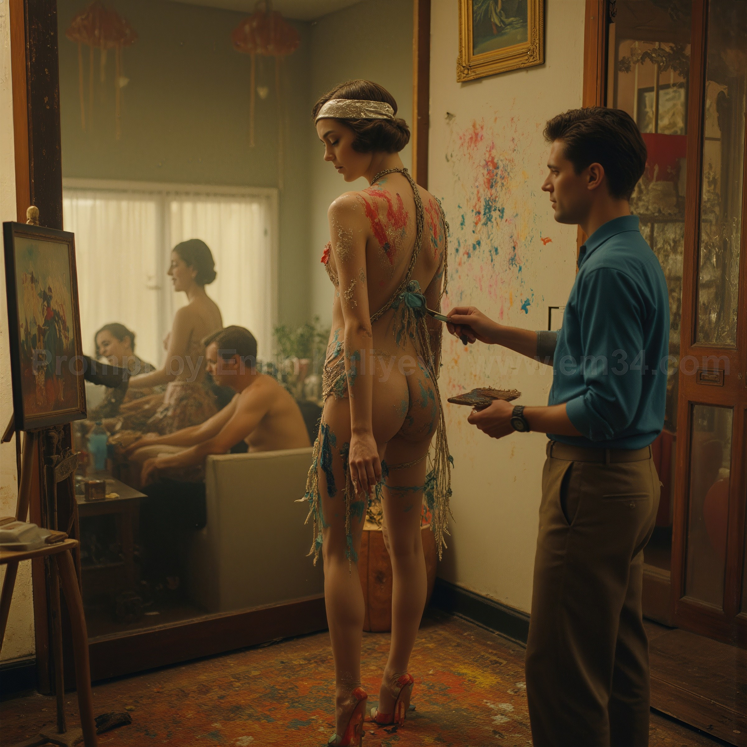 Reflections on women and glimpses into men (Crafted these images with the collaboration of artificial intelligence stable difusion. Emin Kuliyev — Award-Winning Wedding Photojournalist NYC & USA | Best Wedding Photographer Known for Candid, Timeless Moments