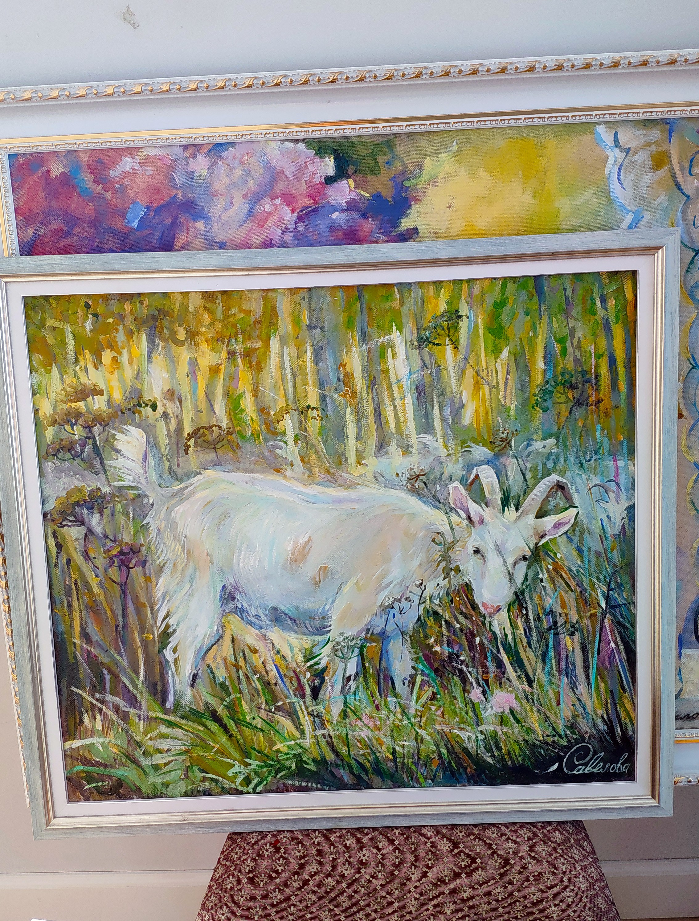 «Goat mother». Художник живописец Савелова Ольга
