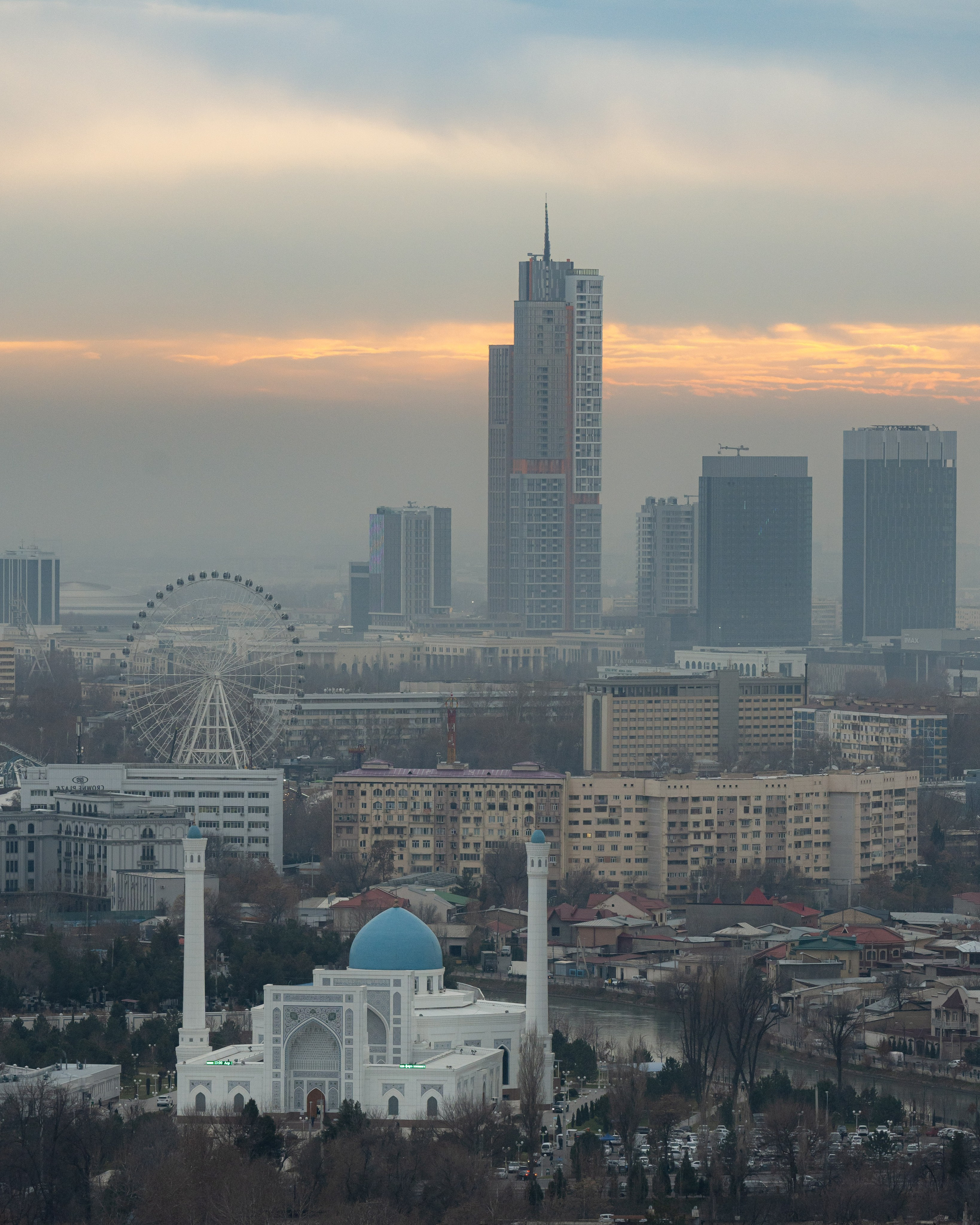 Смог в Ташкенте или Взгляд на город с высоты птичьего полета. Георгий Намазов | Фотограф в Ташкенте