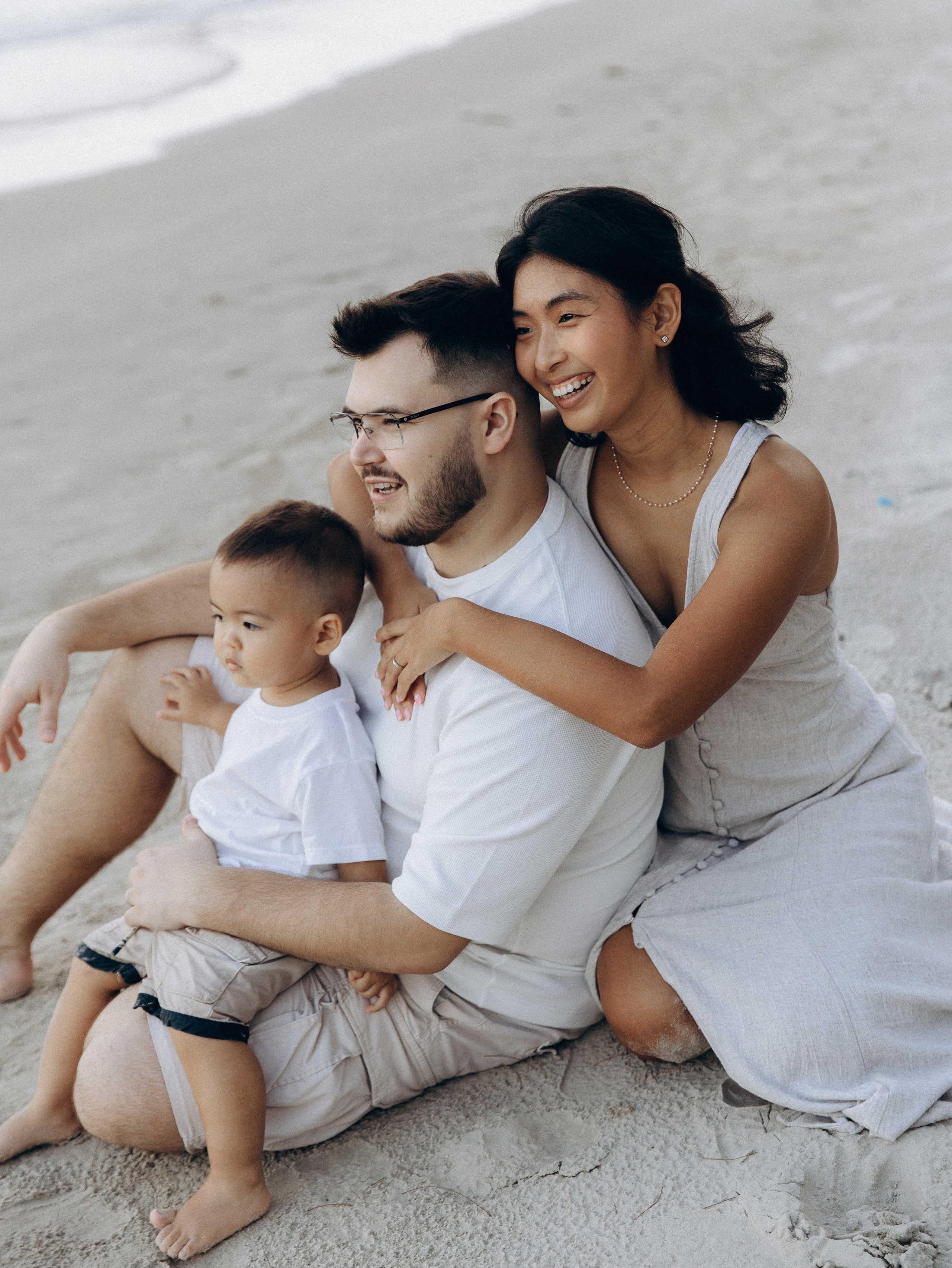 At the beach. Family and wedding photographer in Bangkok, Thailand