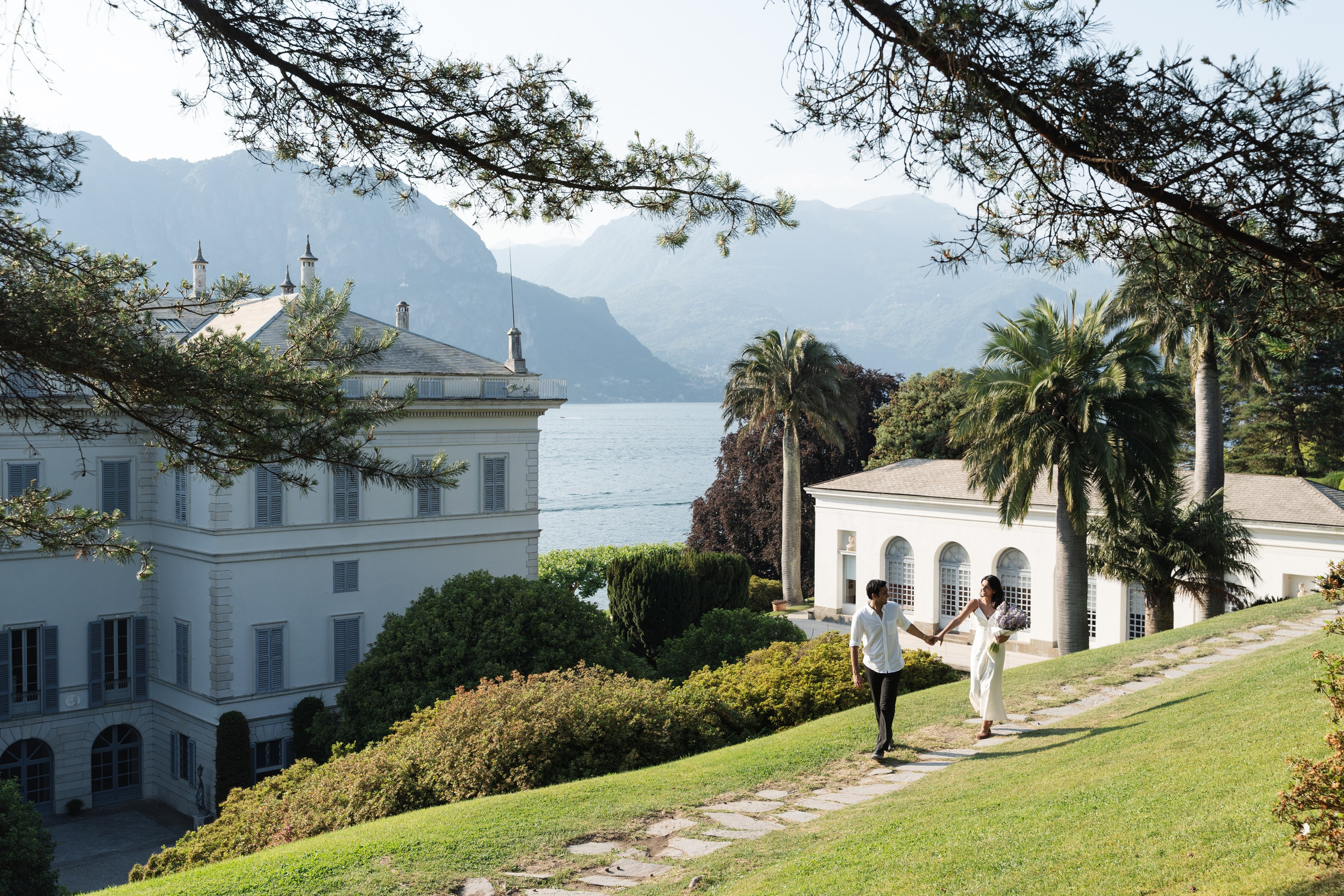 Secret Proposal at Villa Melzi, Lake Como. Lake Como Proposal Photographer | Surprise Proposals & Engagements