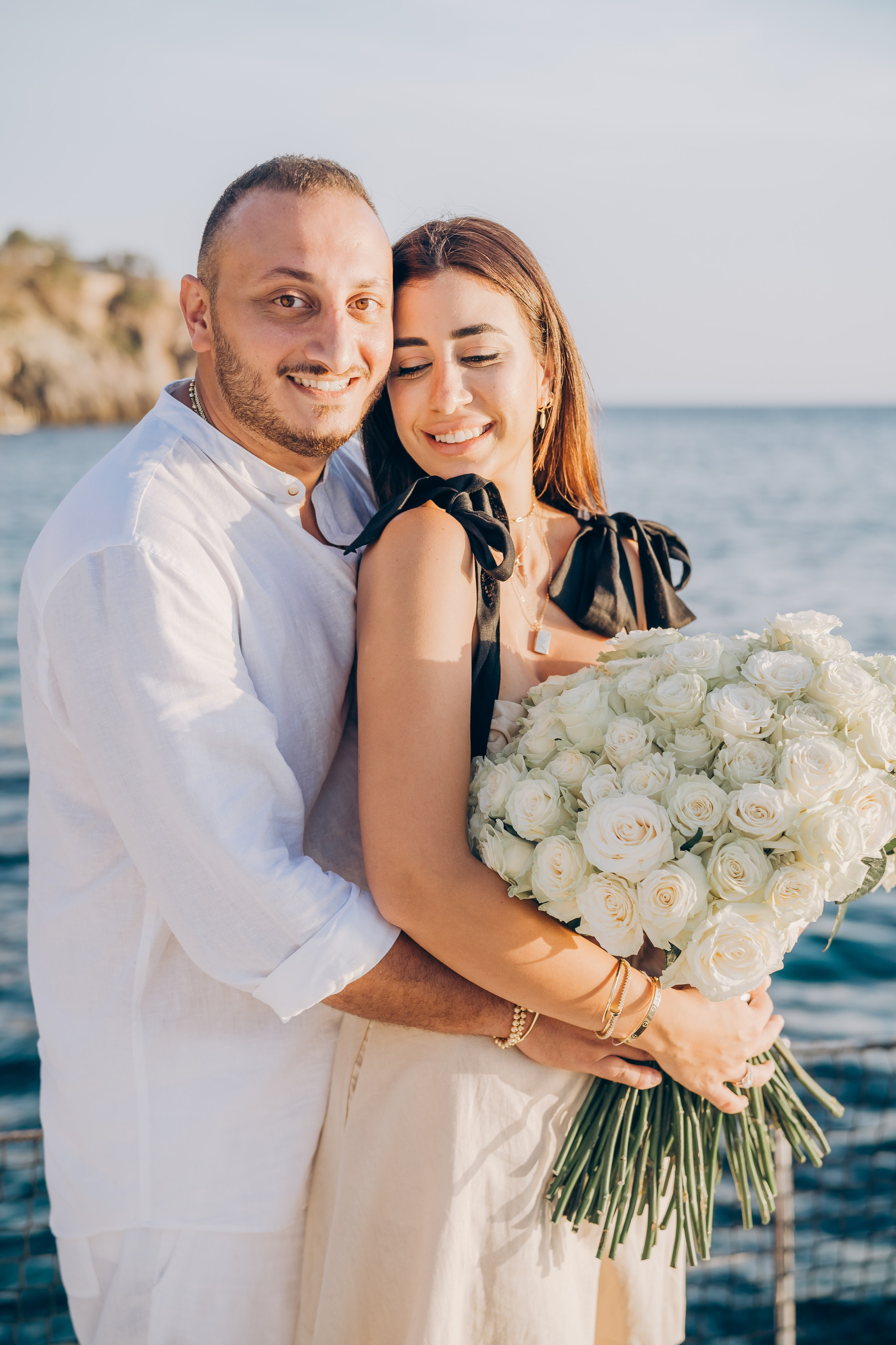 Engagement on a yacht at sunset. Фотограф у Пальма де Майорка
