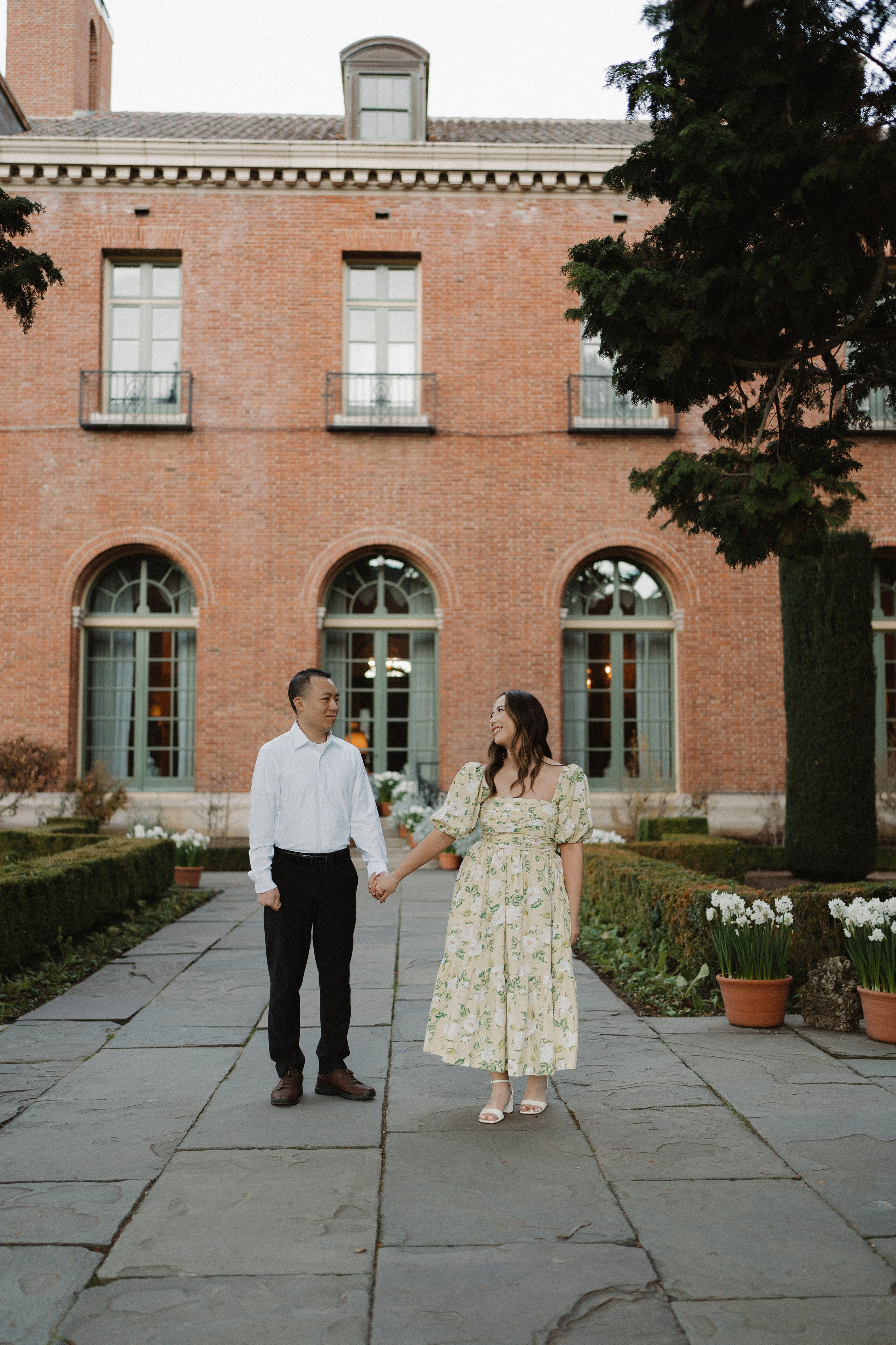 Filoli Historic Garden Engagement Photoshoot. Soulo Photography | San Francisco Bay Area Based Photographer